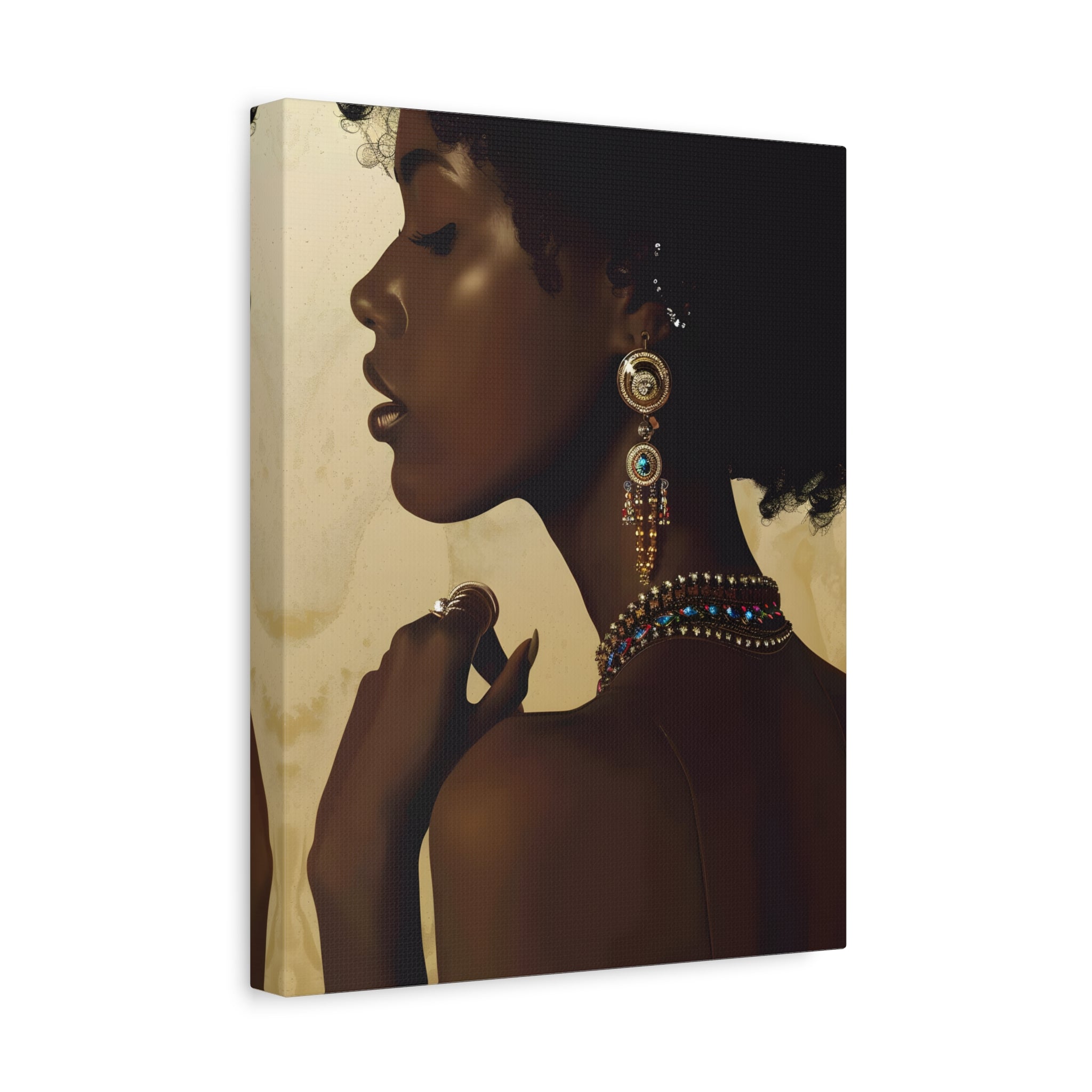 1.25" Matte Canvas - Regal Jewel Toned Muse