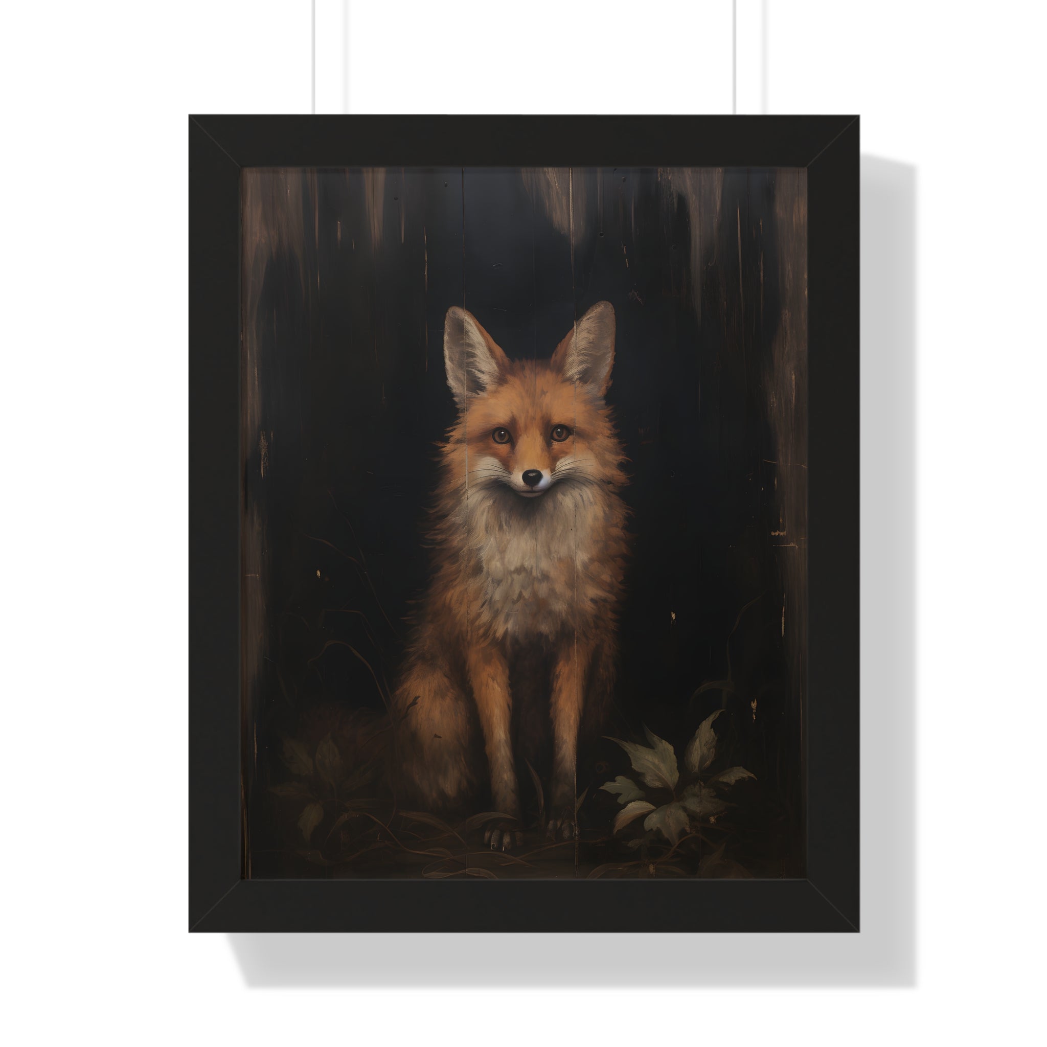 Framed Paper Print - Mystical Fox Gaze