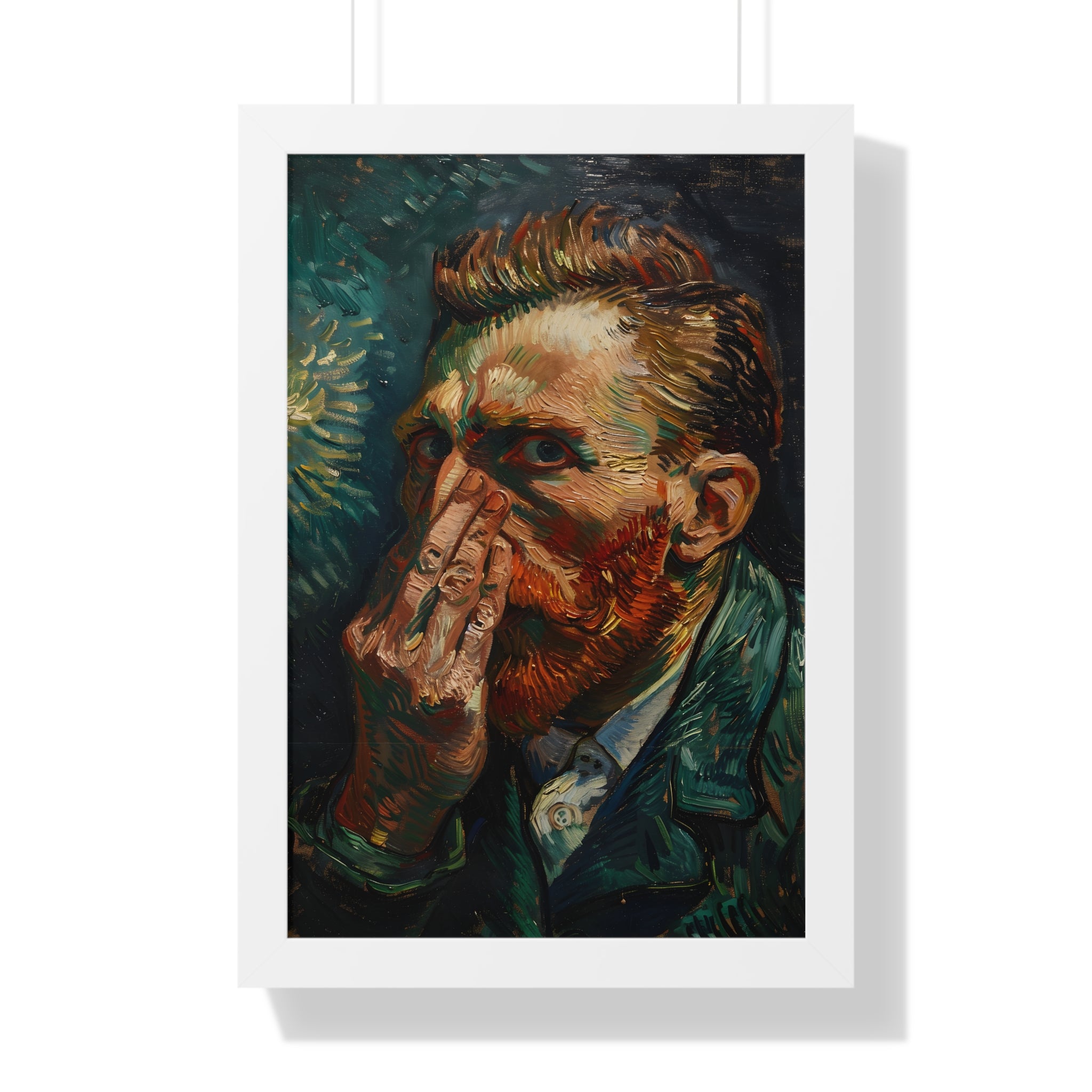 Framed Paper Print - Van Gogh Stinky Glare