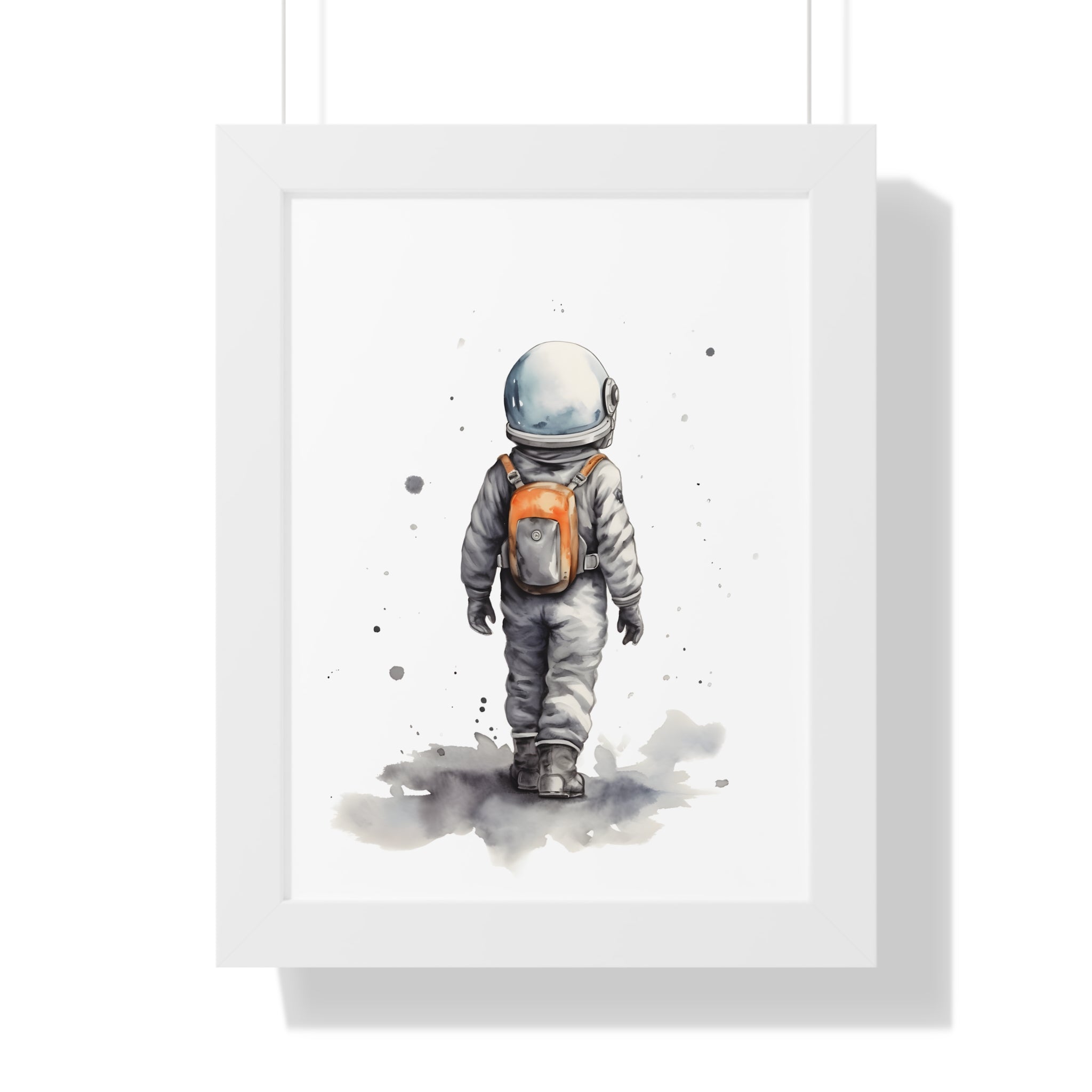 Framed Paper Print - Backpack to the Stars