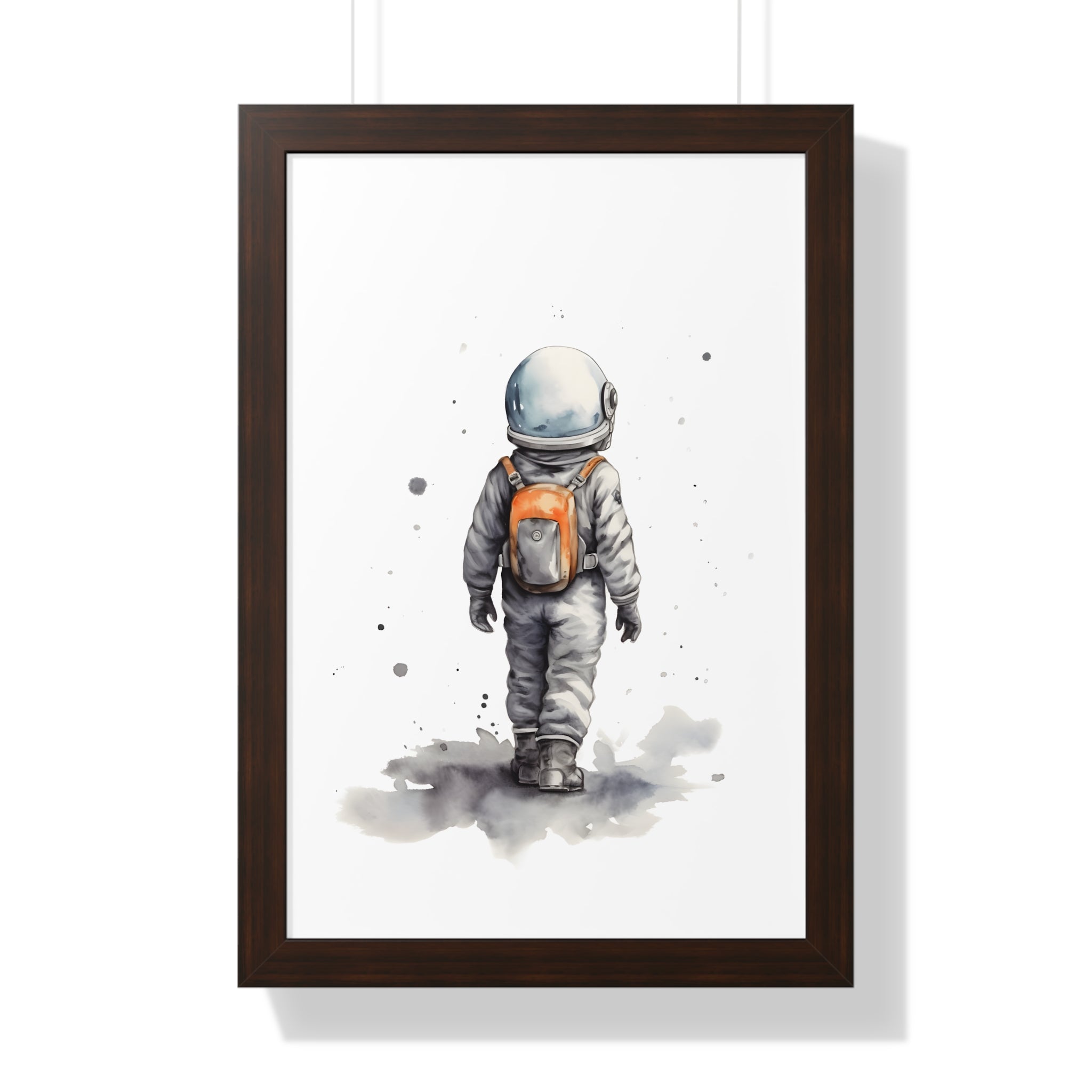 Framed Paper Print - Backpack to the Stars
