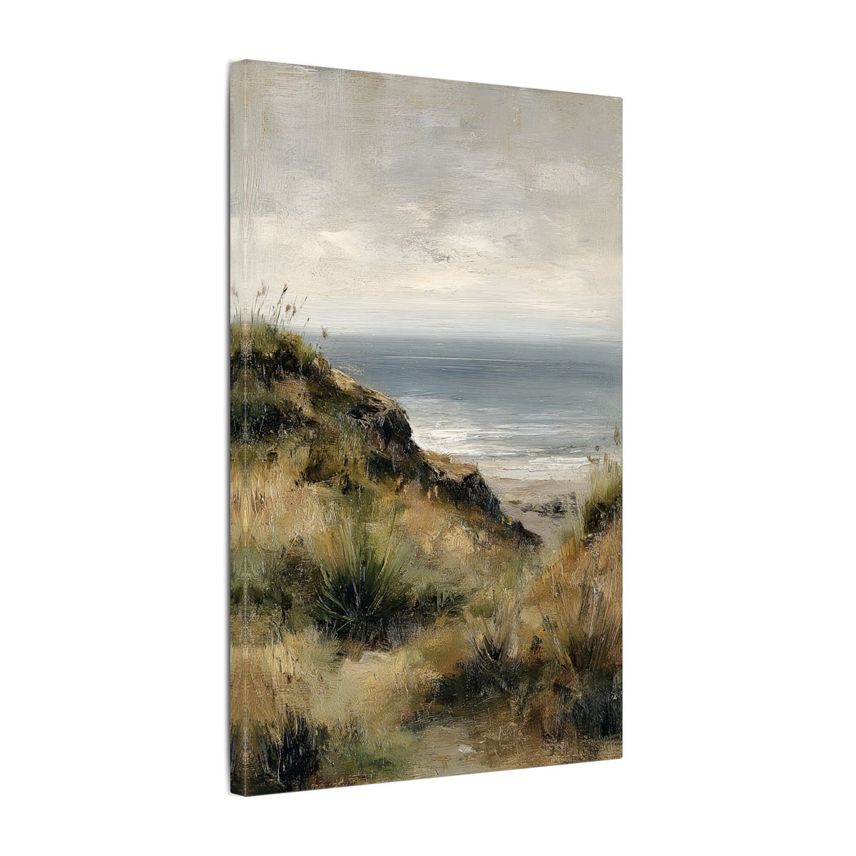 .75" Matte Canvas - Misty Coastal Seascape
