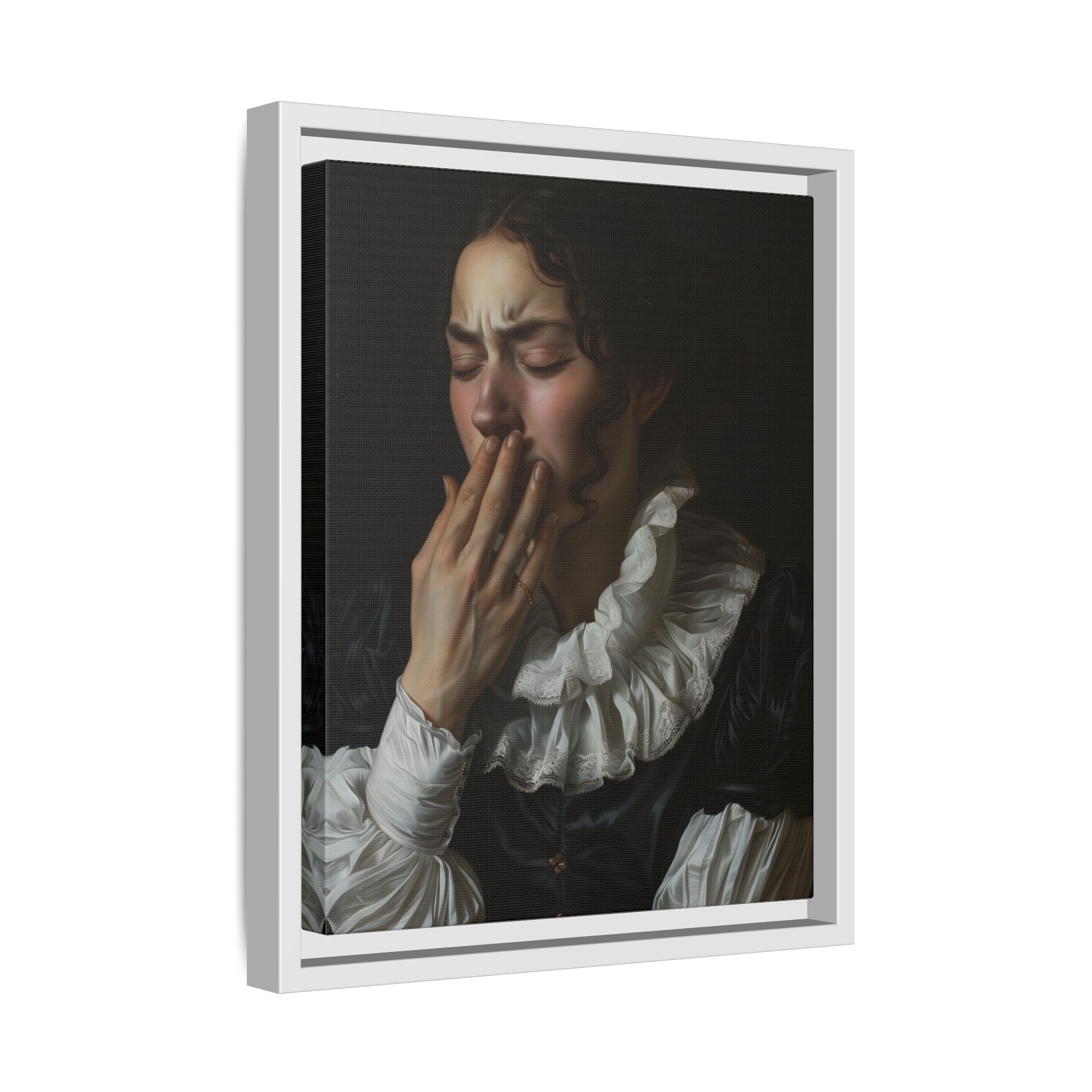 Framed Canvas - Oh No, It Hit Me