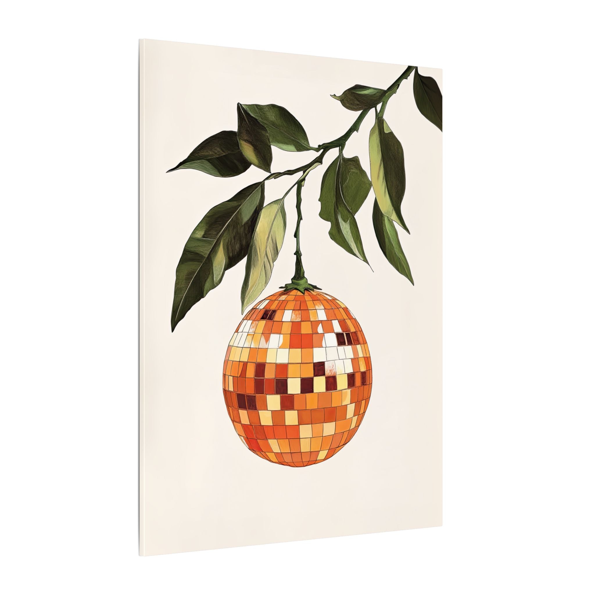 .75" Matte Canvas - Citrus Disco Glow Drop