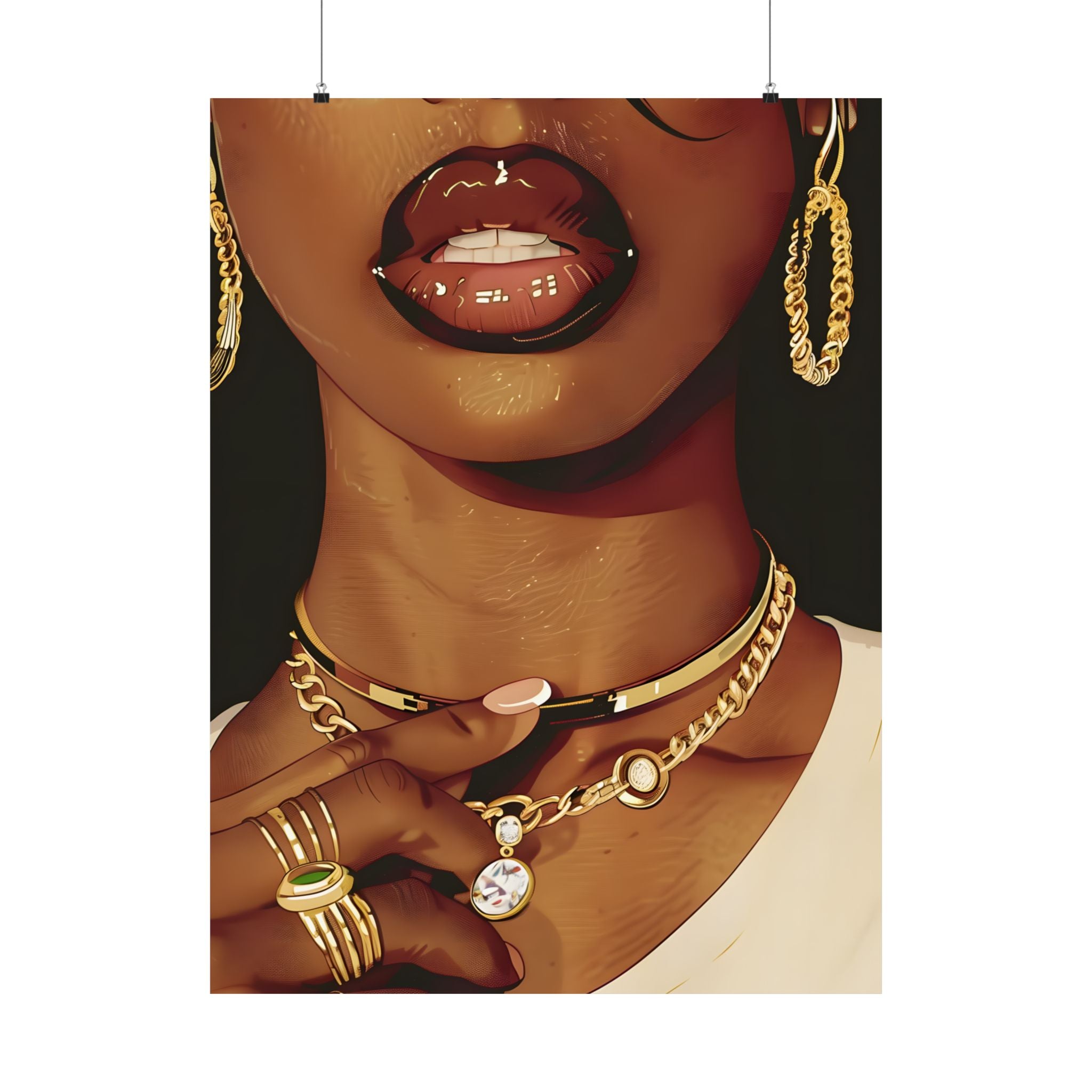 Golden Luxe Confidence Portrait