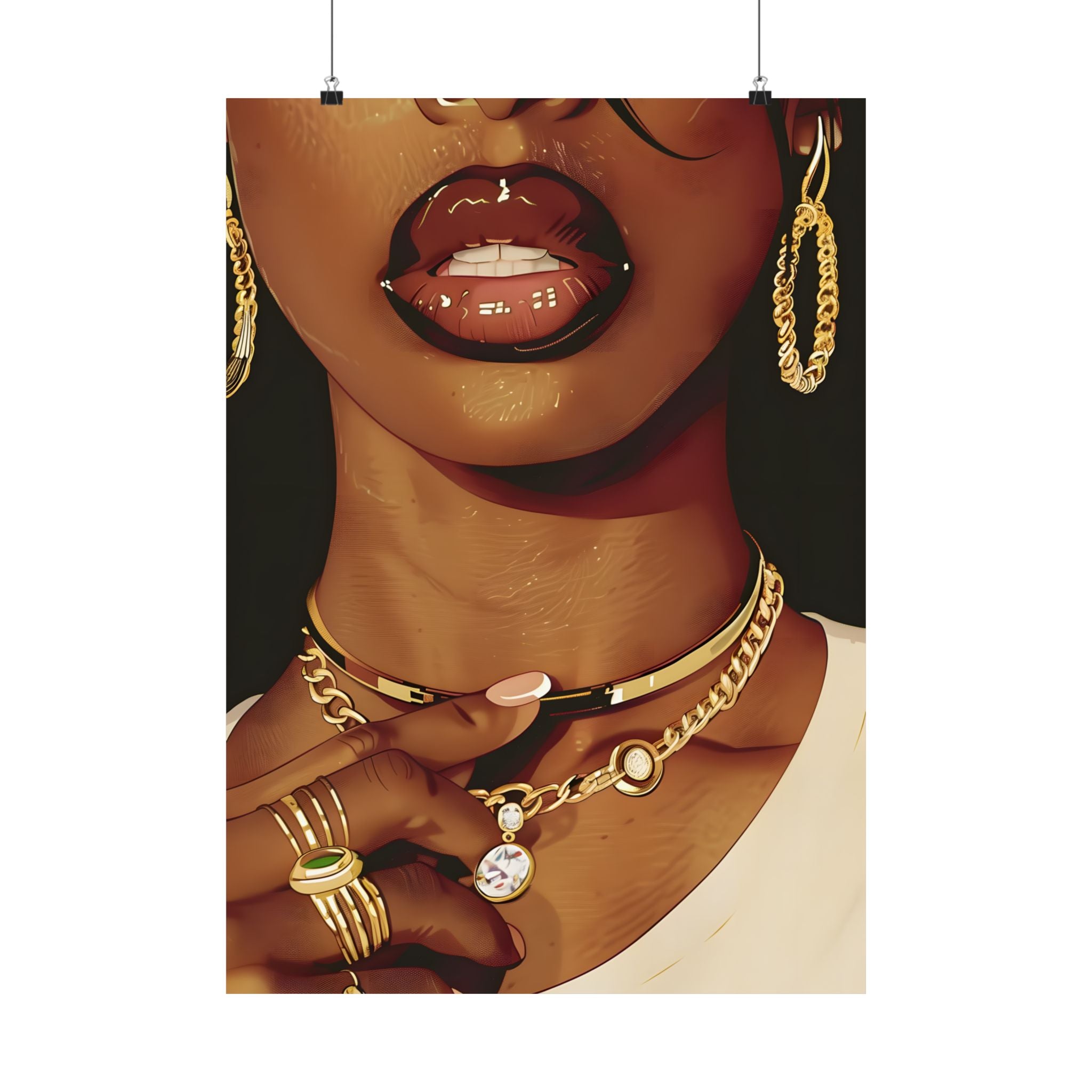 Golden Luxe Confidence Portrait