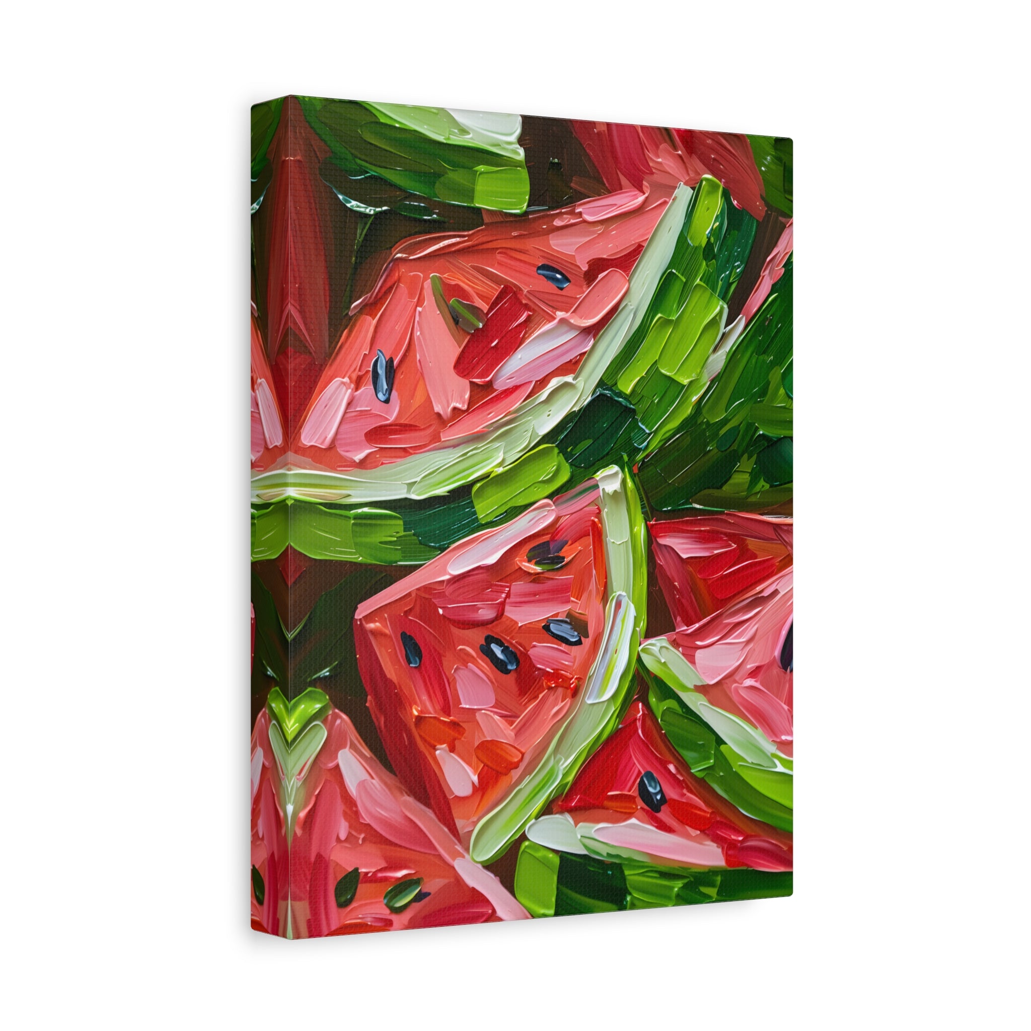 1.25" Matte Canvas - Juicy Watermelon Slices
