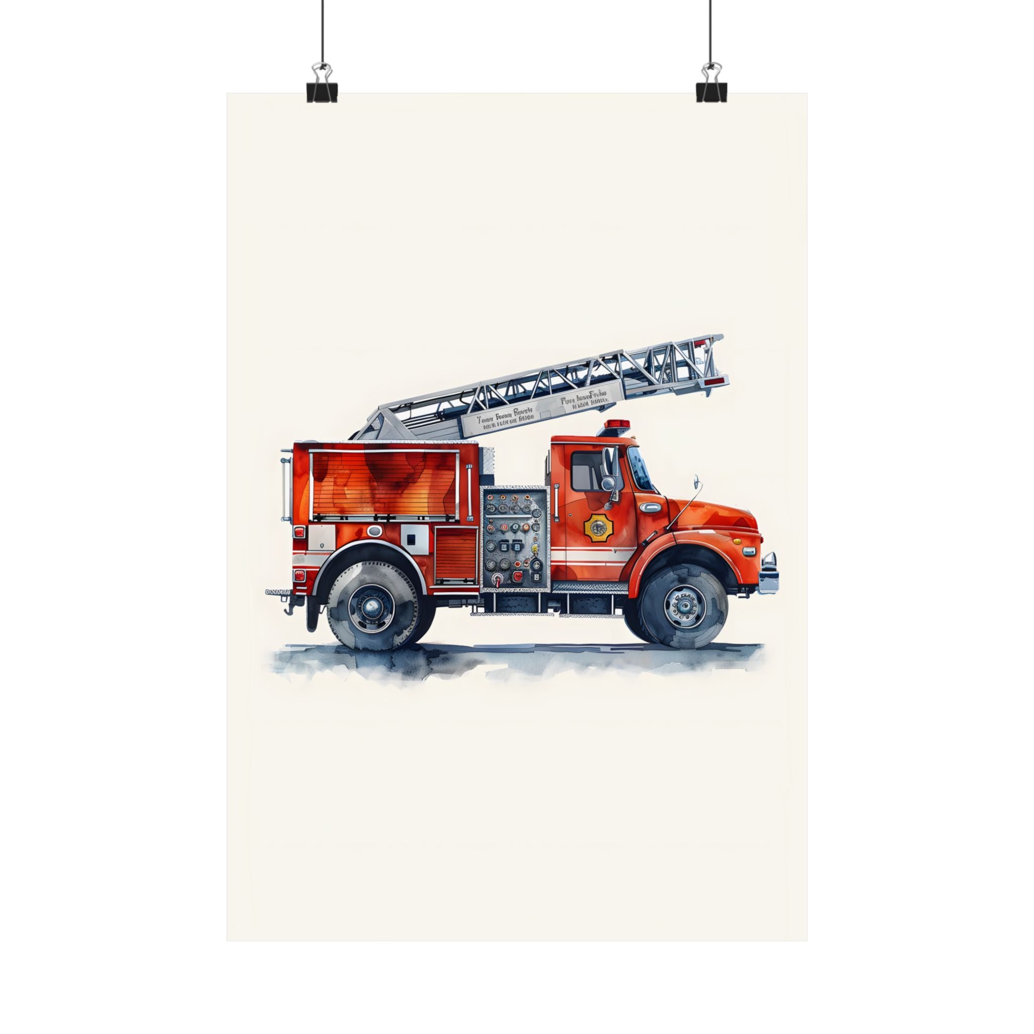 Ladder Firetruck Nursery