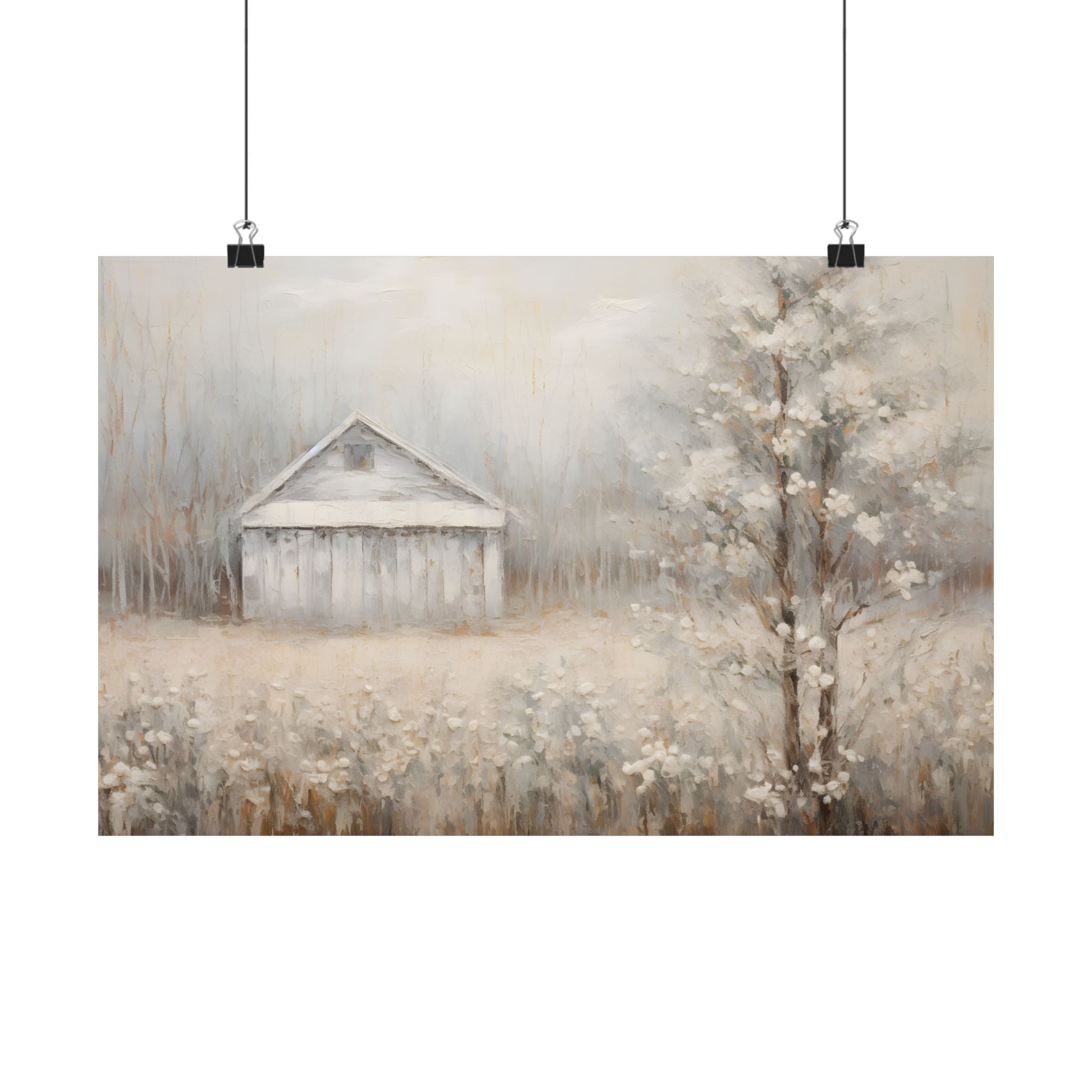Whispers of Winter Barn