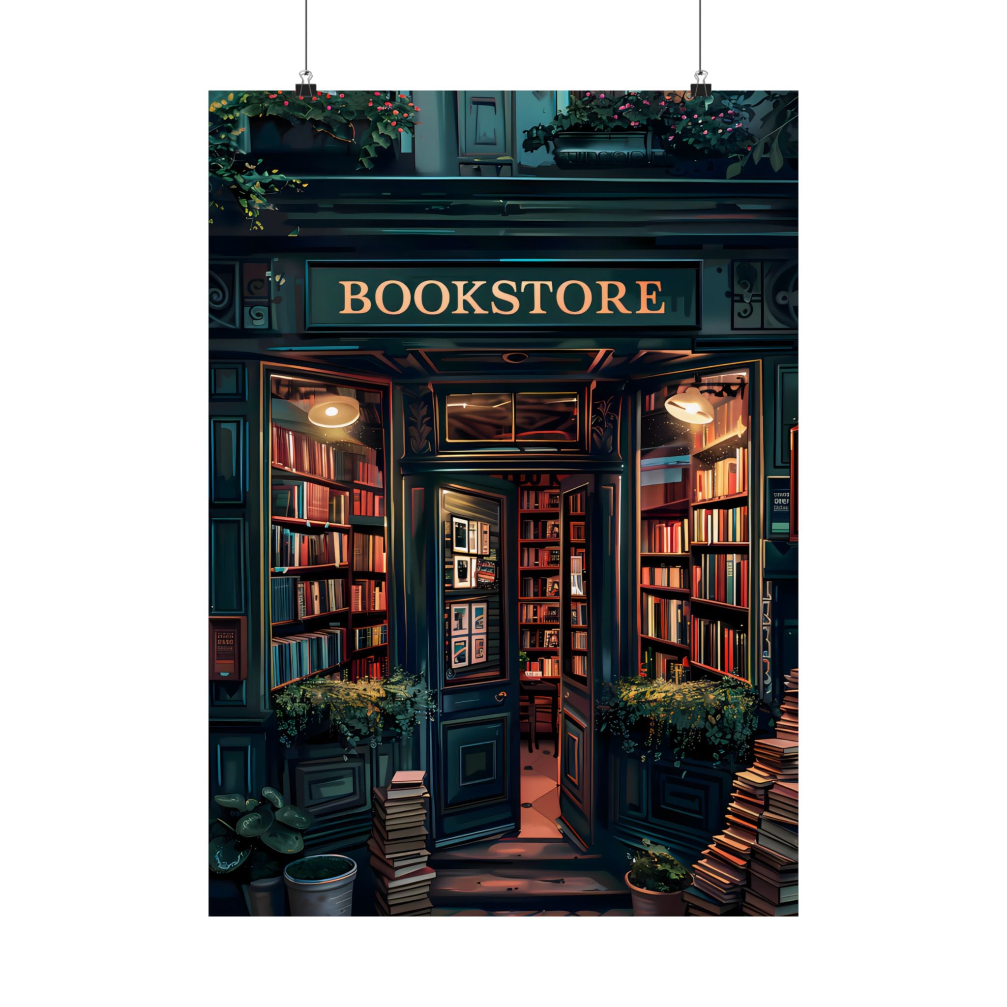 Midnight Bookstore Glow