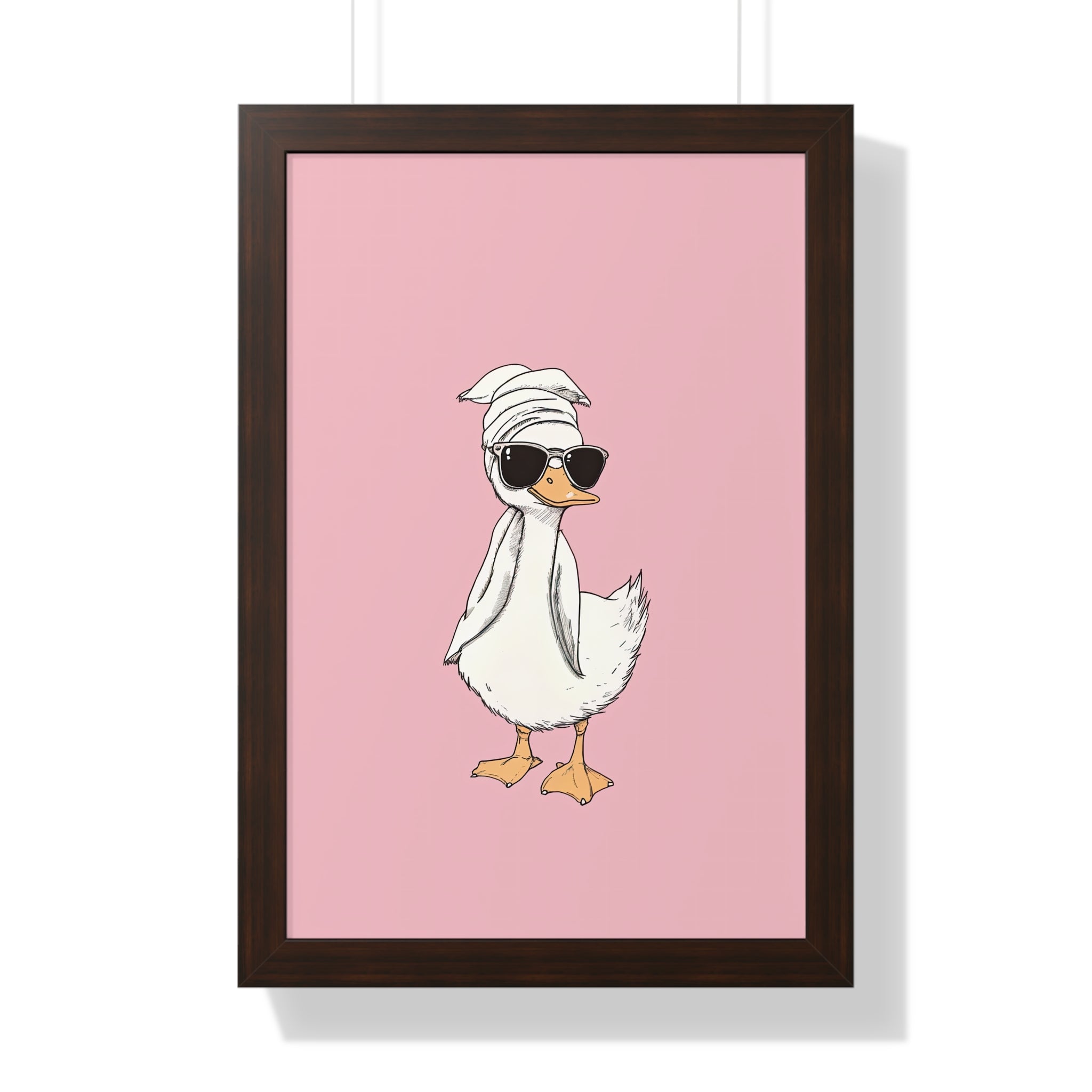Framed Paper Print - Sassy Duck Retreat