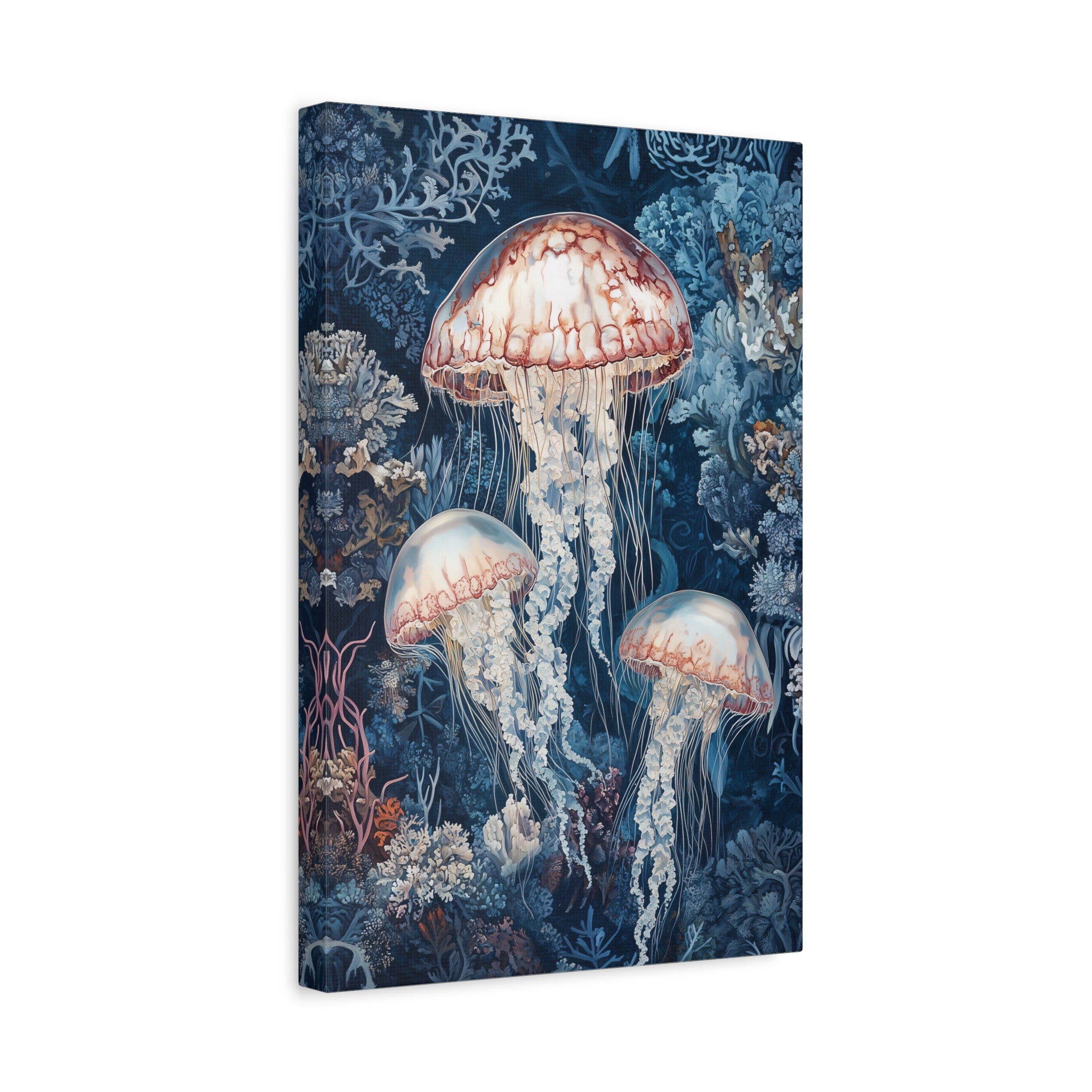 1.25" Matte Canvas - Ethereal Ocean Jellyfish