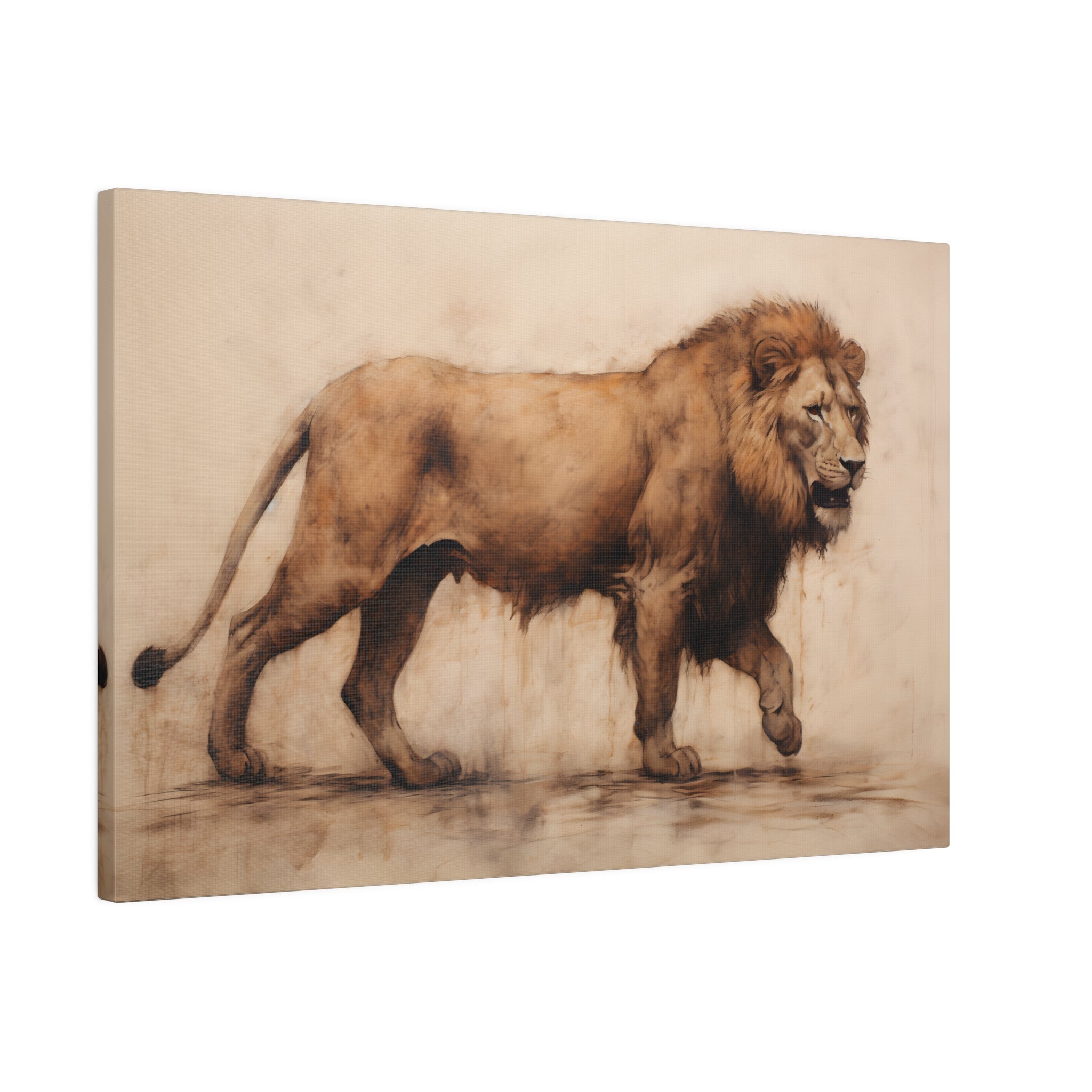 .75" Matte Canvas - Regal Savannah Wanderer