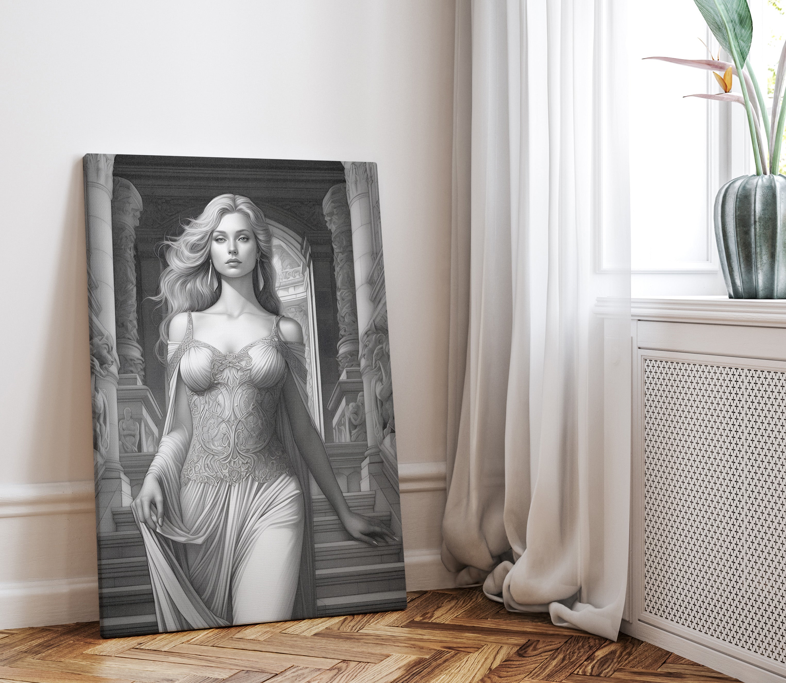 .75" Matte Canvas - Ethereal Freya&