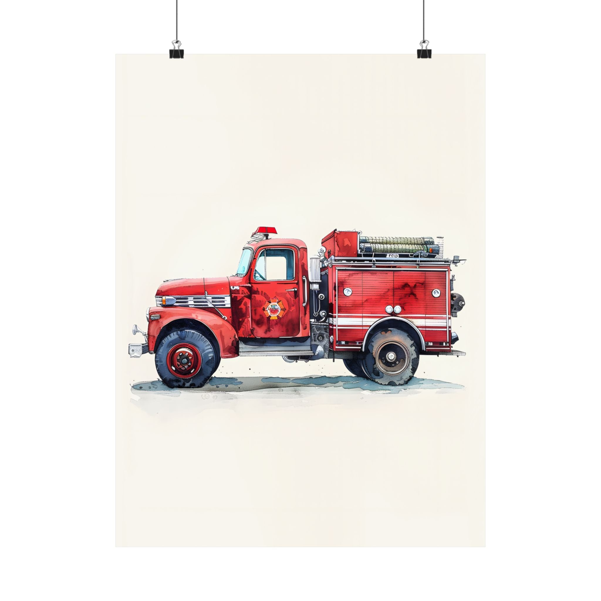 Vintage Firetruck Nursery
