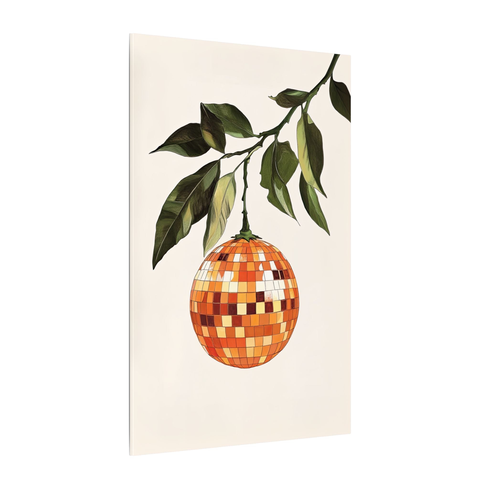 .75" Matte Canvas - Citrus Disco Glow Drop