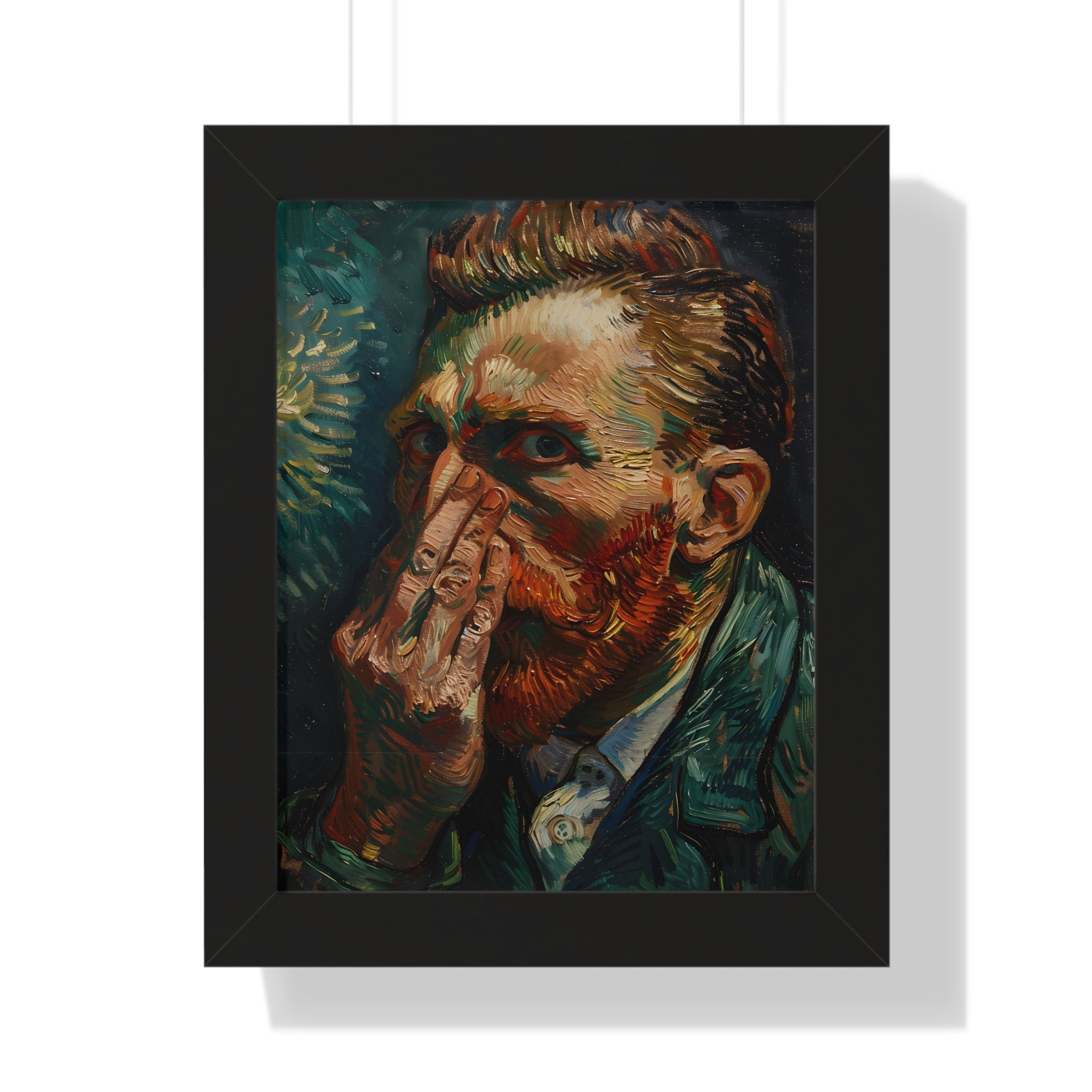 Framed Paper Print - Van Gogh Stinky Glare