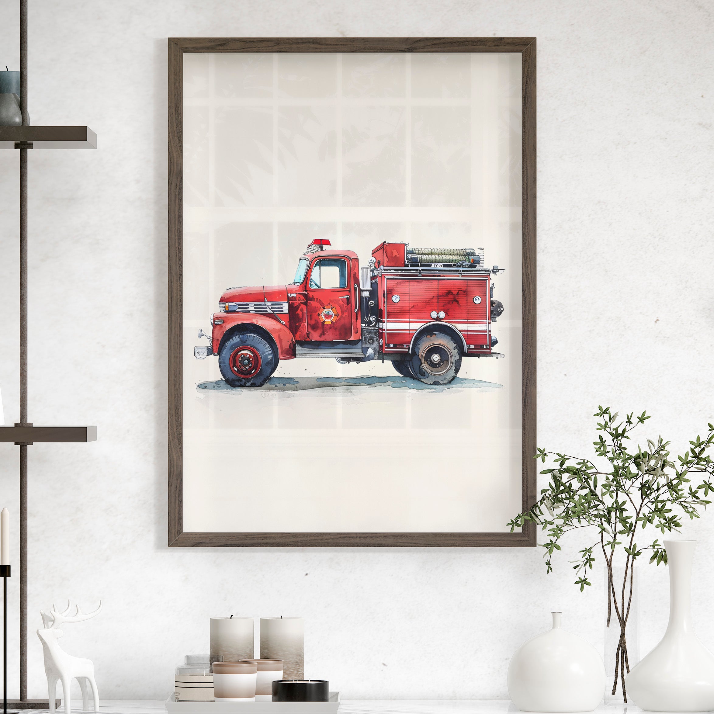 Vintage Firetruck Nursery