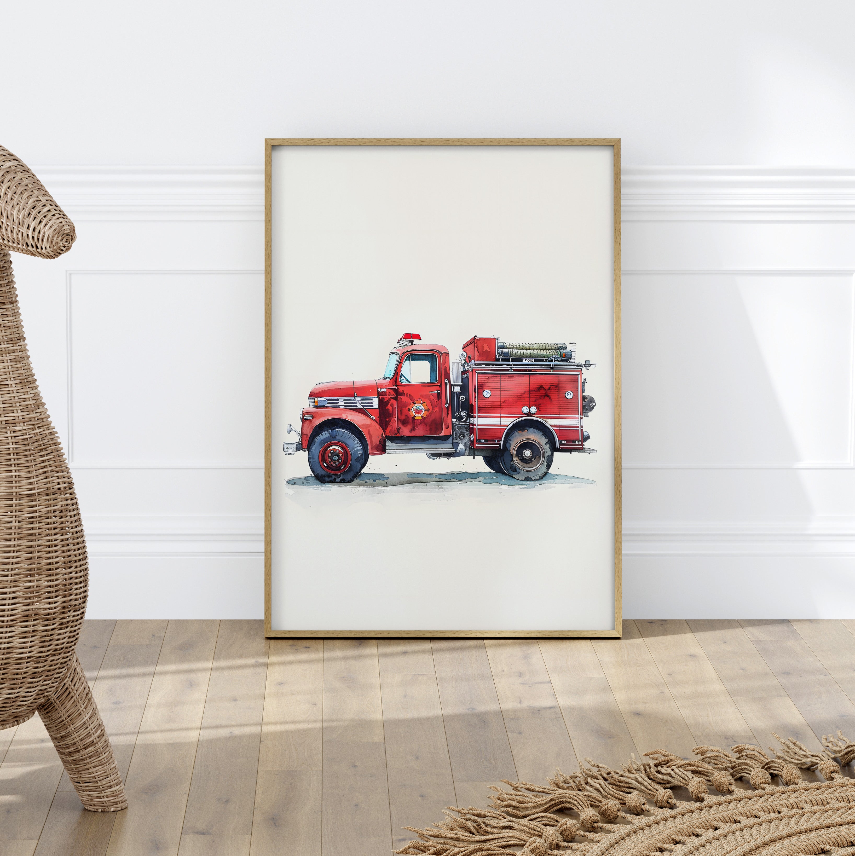 Vintage Firetruck Nursery