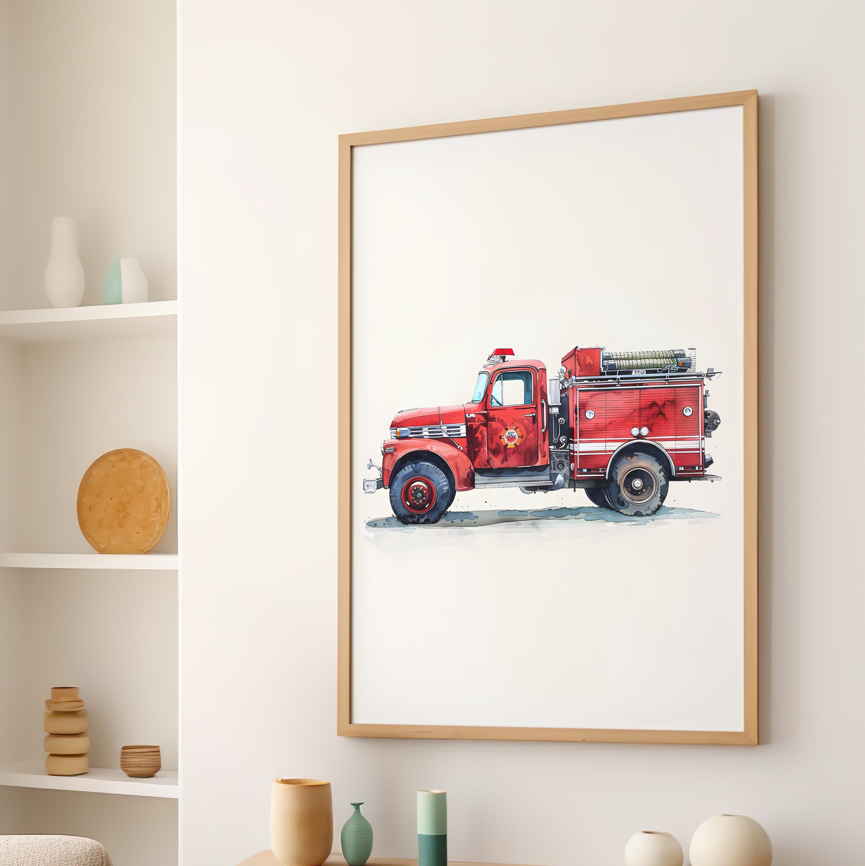 Vintage Firetruck Nursery