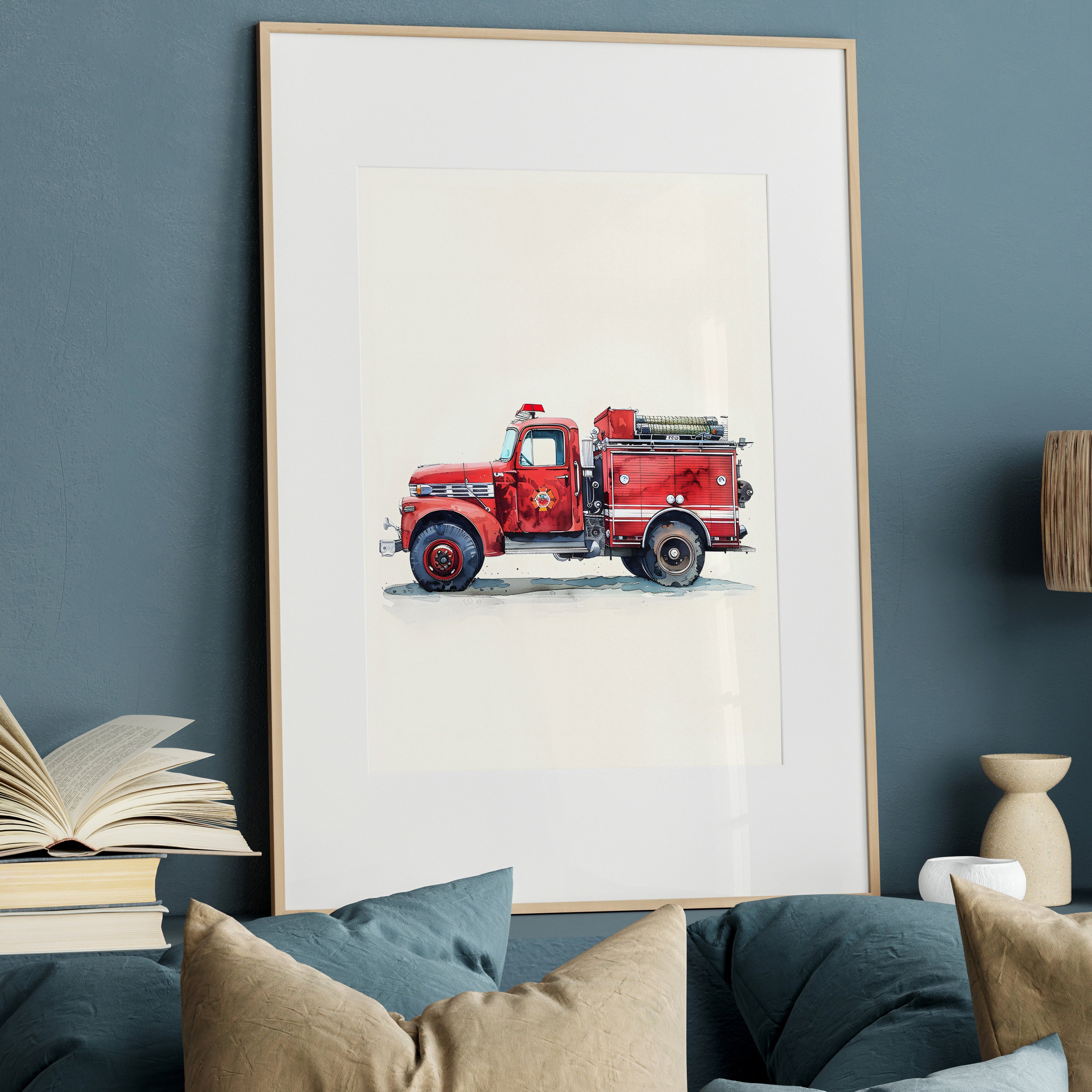 Vintage Firetruck Nursery
