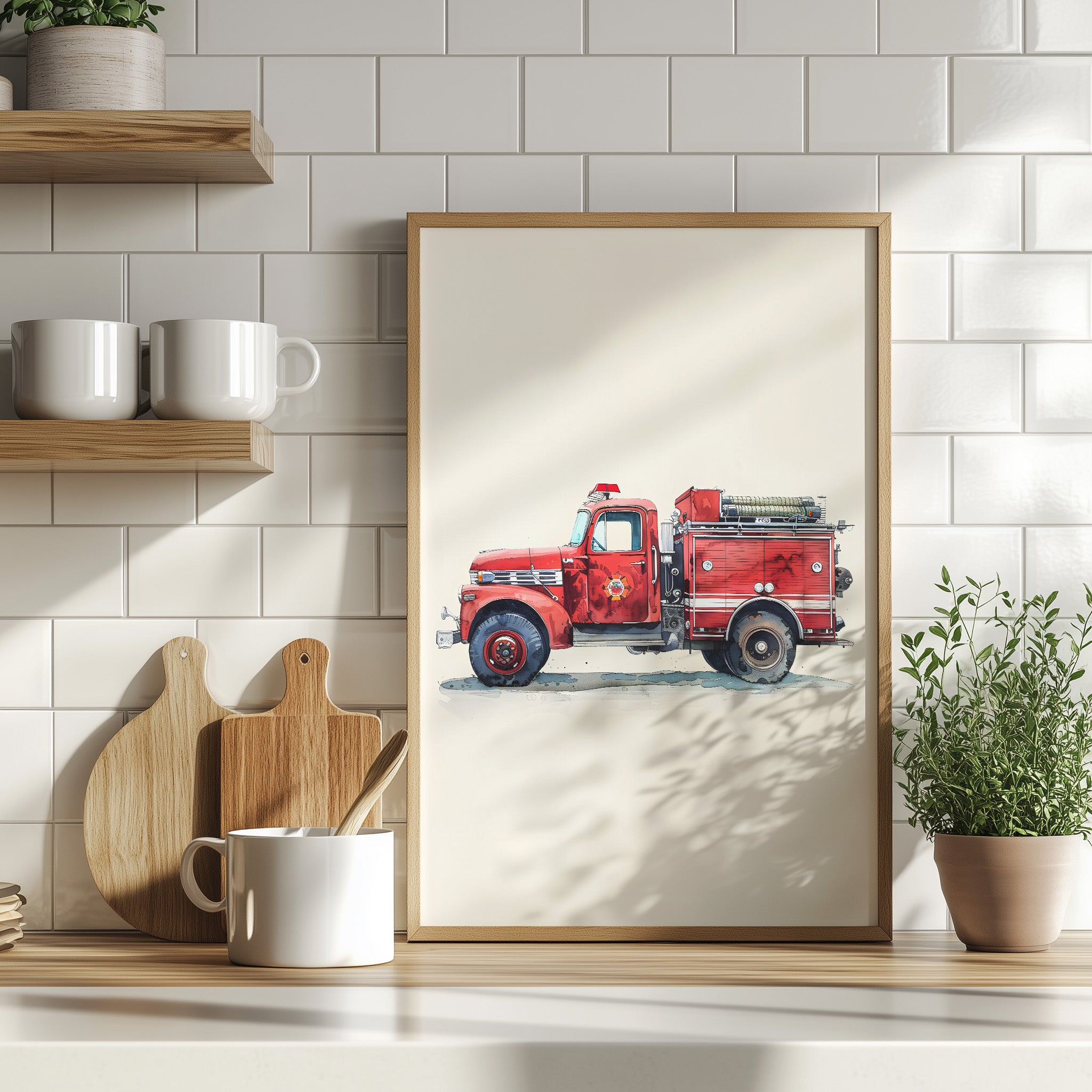 Vintage Firetruck Nursery