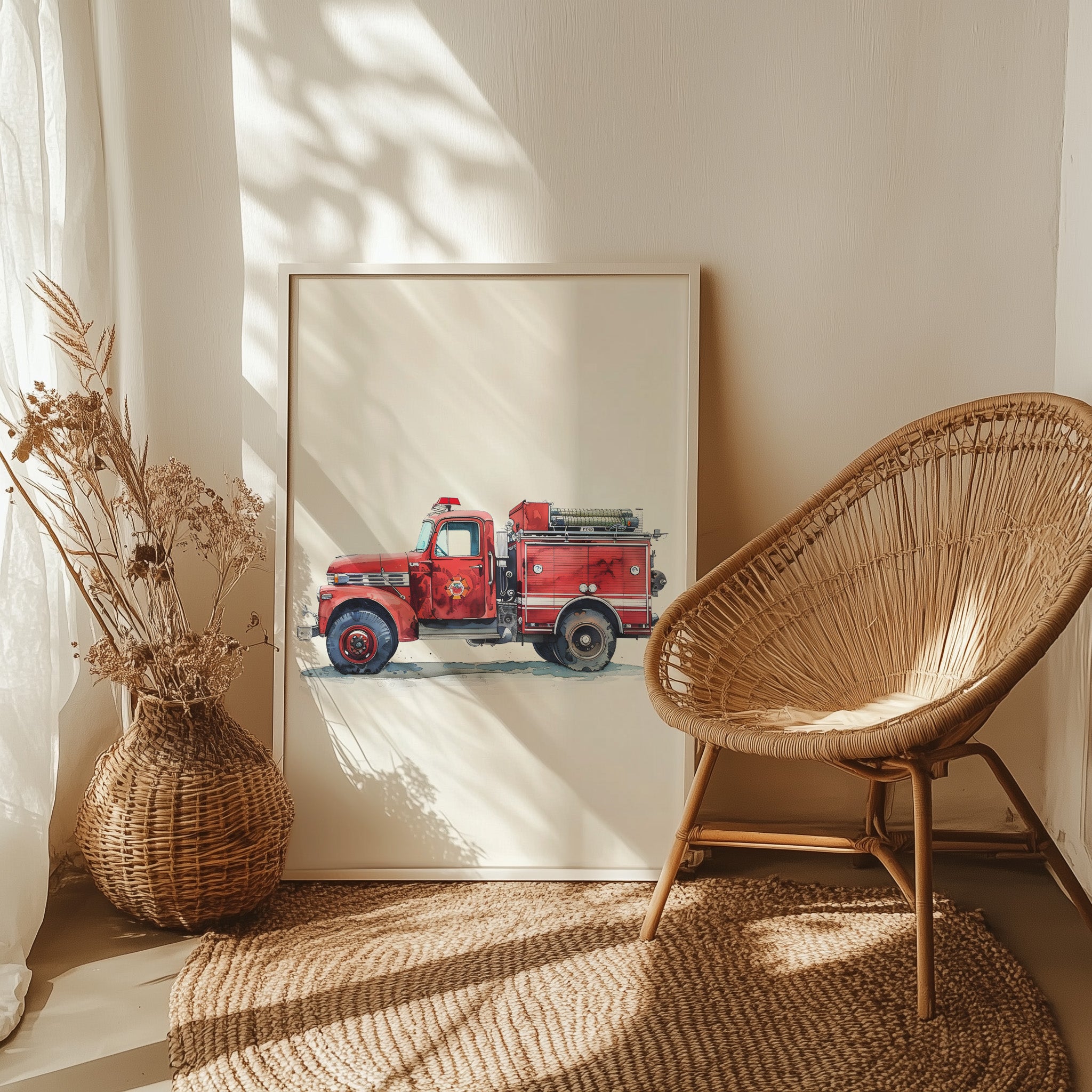 Vintage Firetruck Nursery