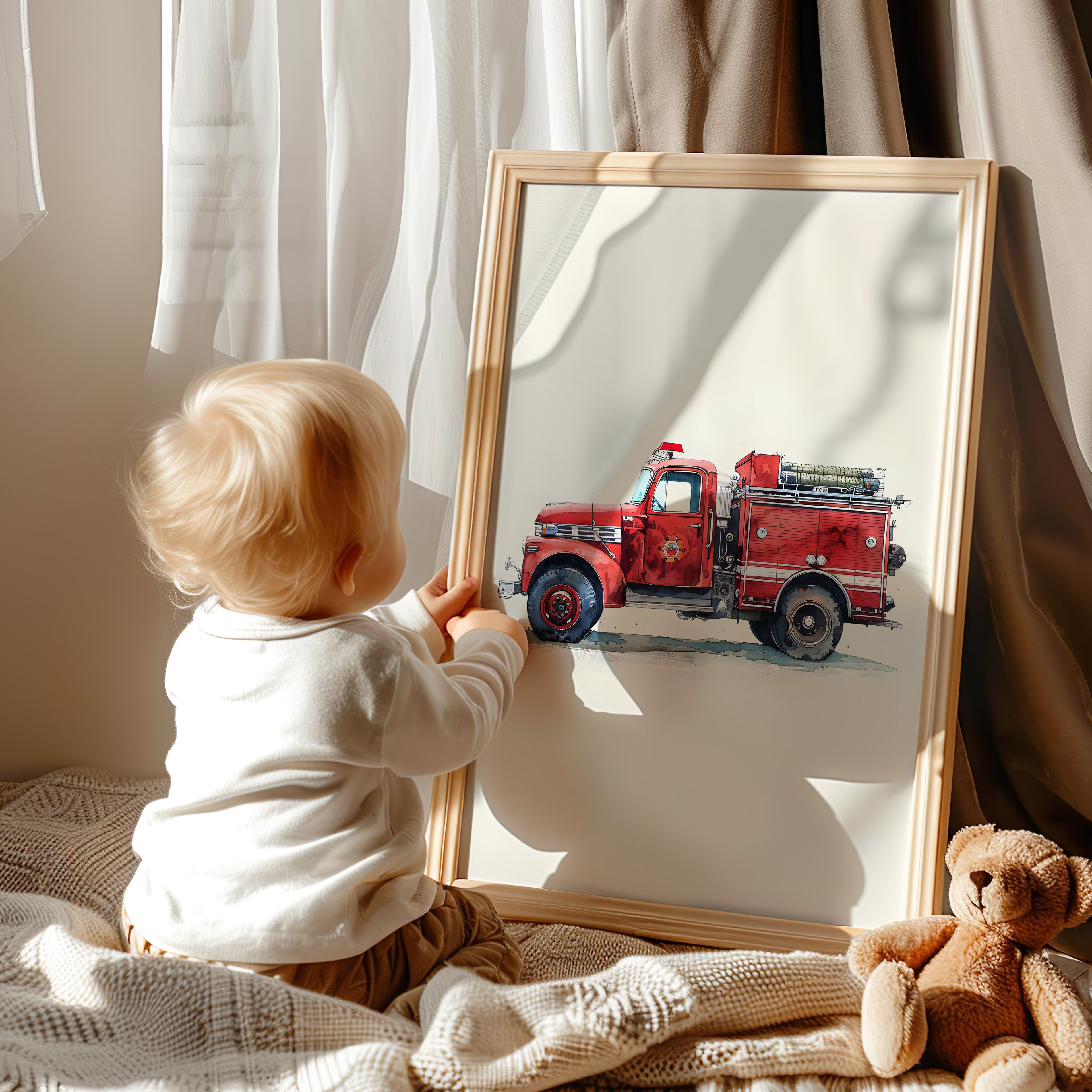 Vintage Firetruck Nursery