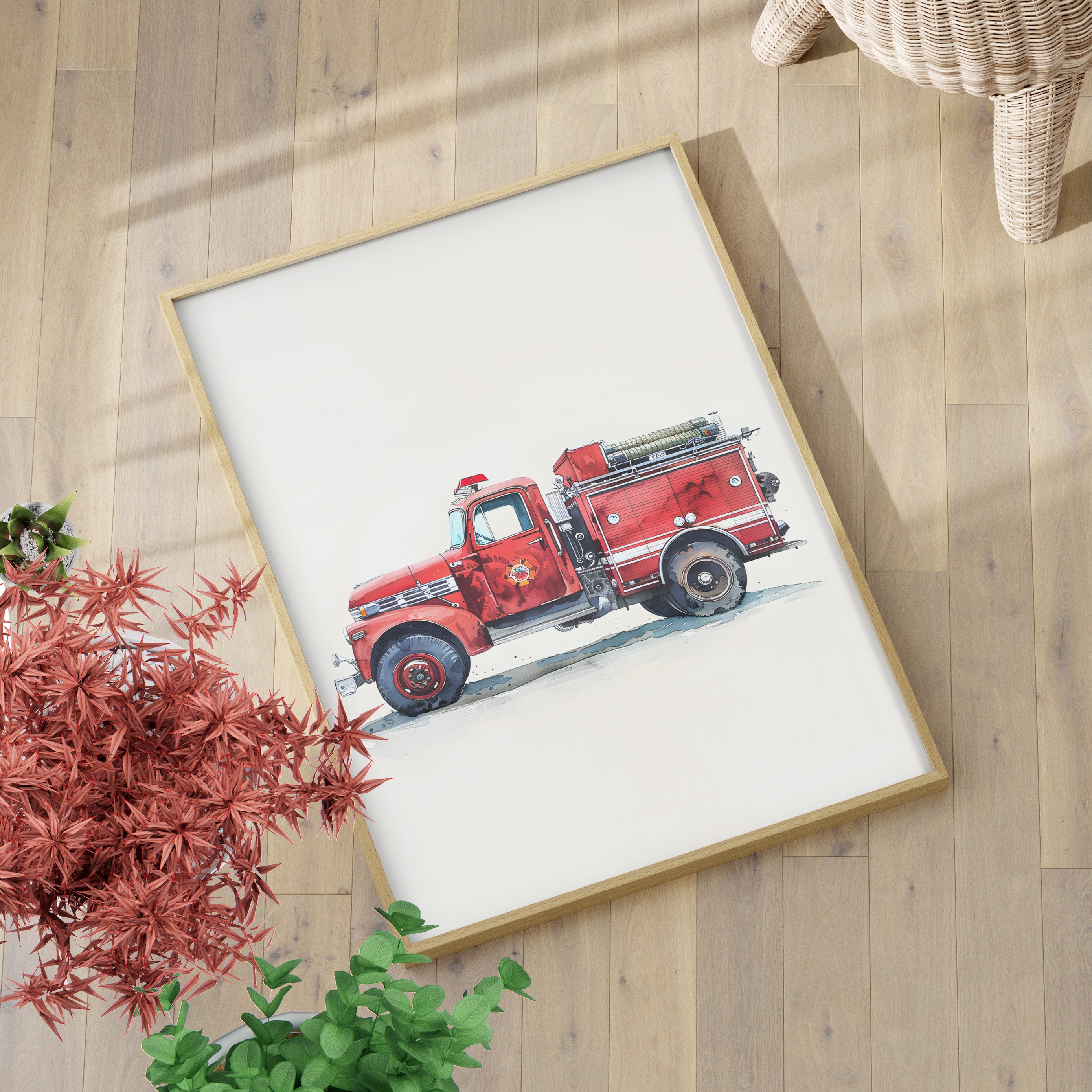 Vintage Firetruck Nursery