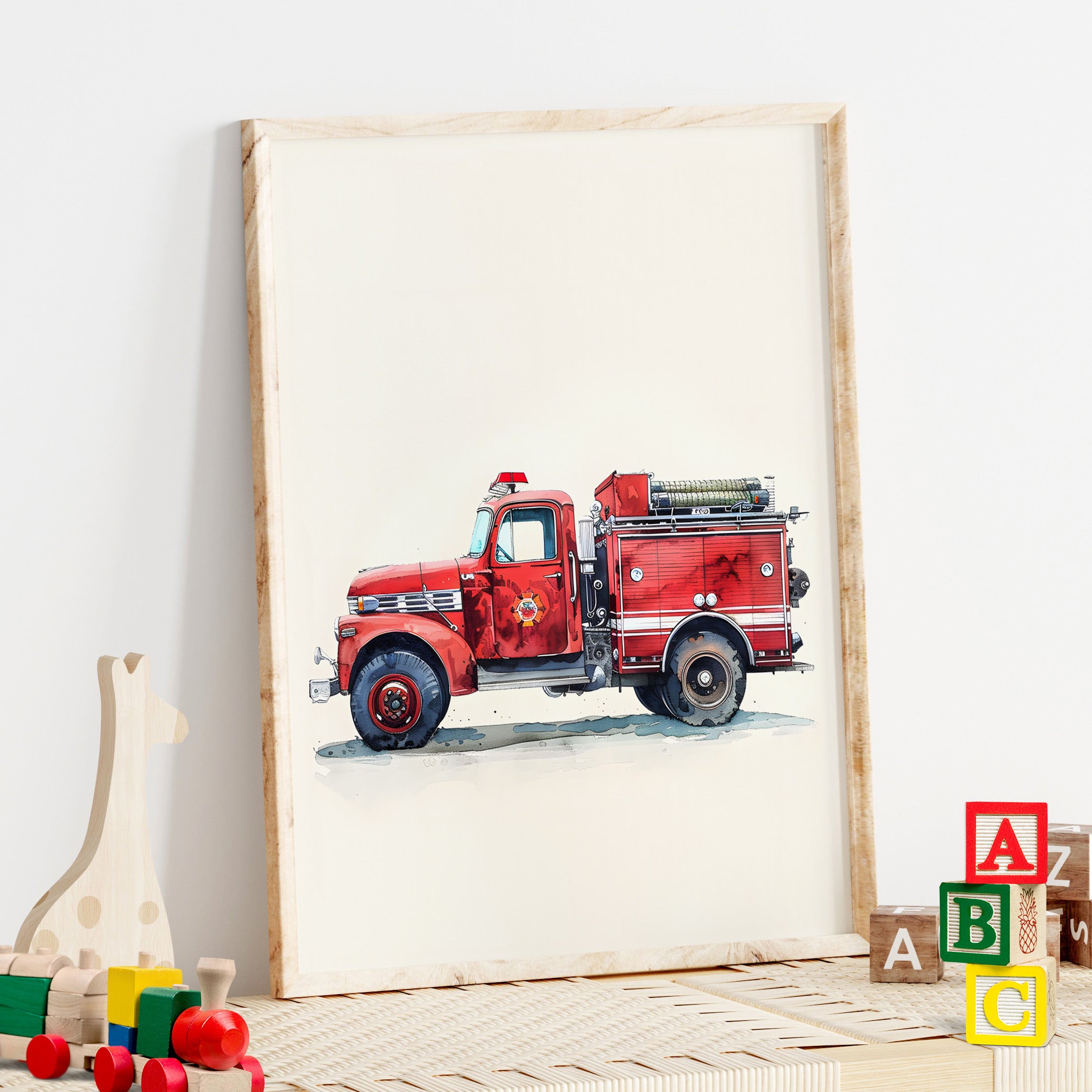 Vintage Firetruck Nursery