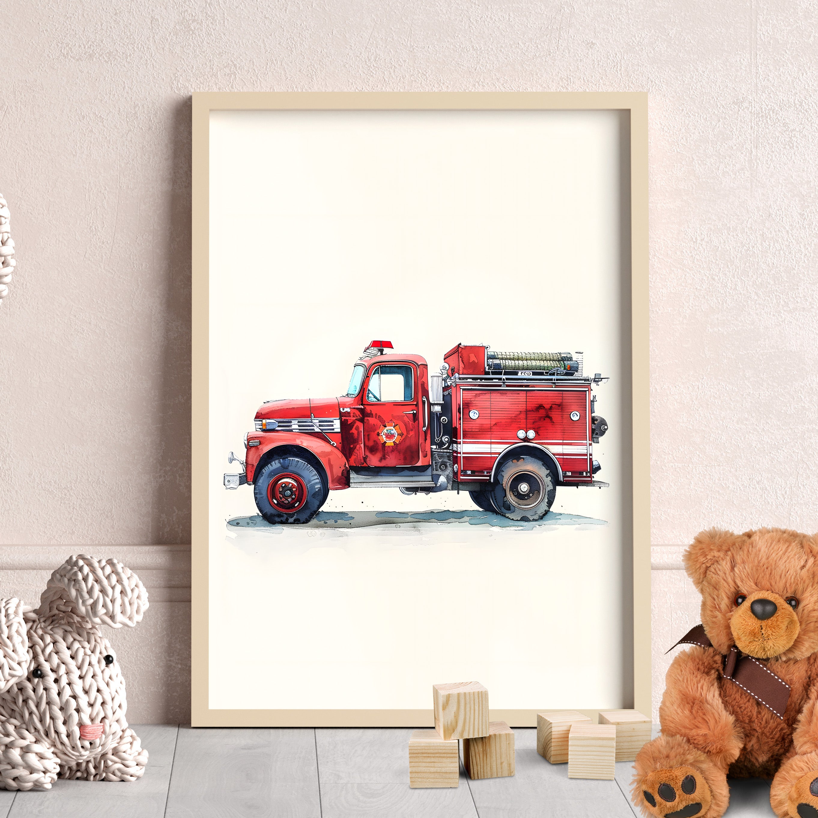 Vintage Firetruck Nursery