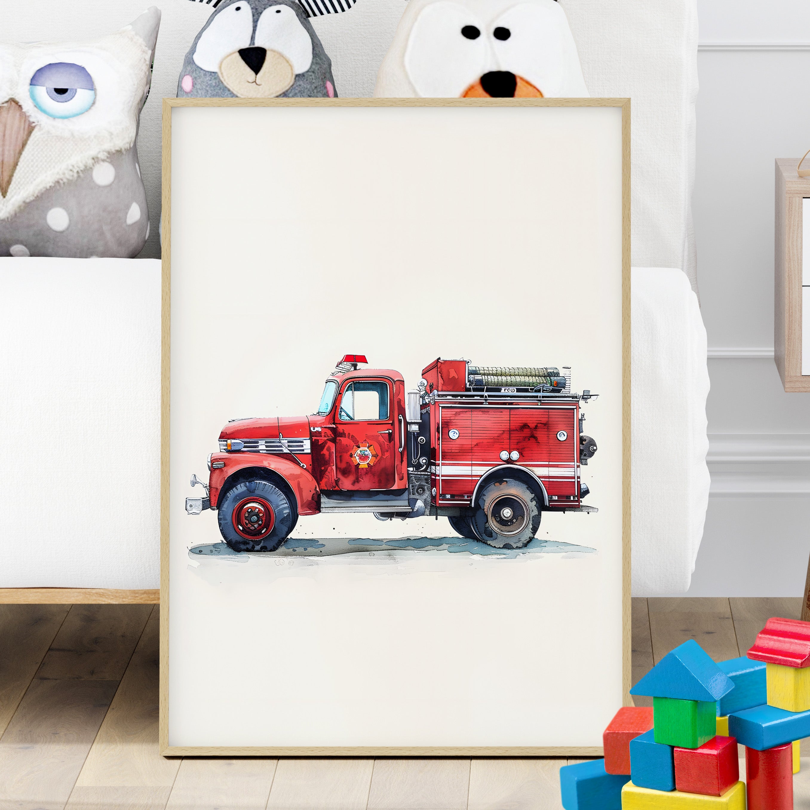 Vintage Firetruck Nursery
