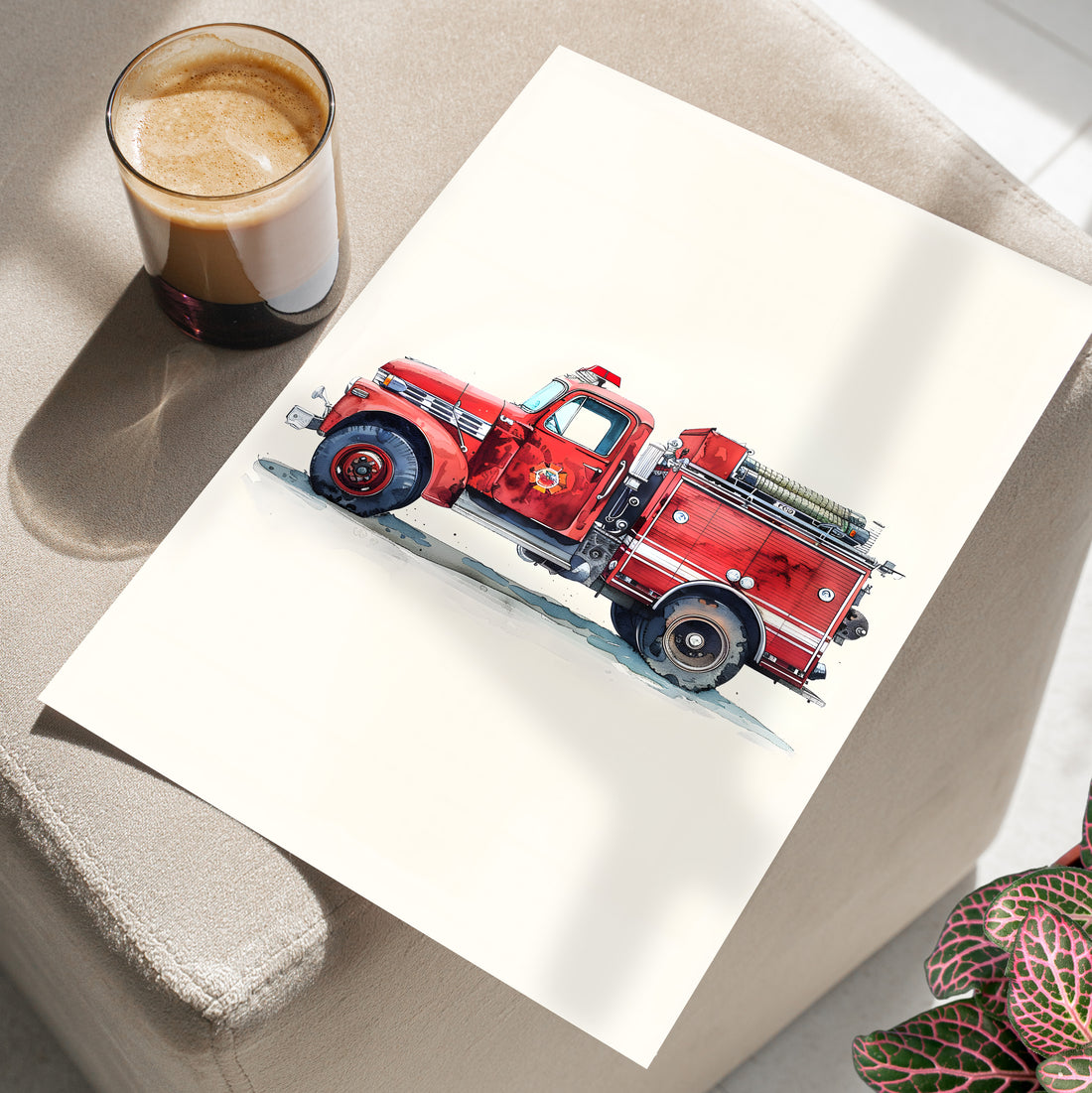 Vintage Firetruck Nursery