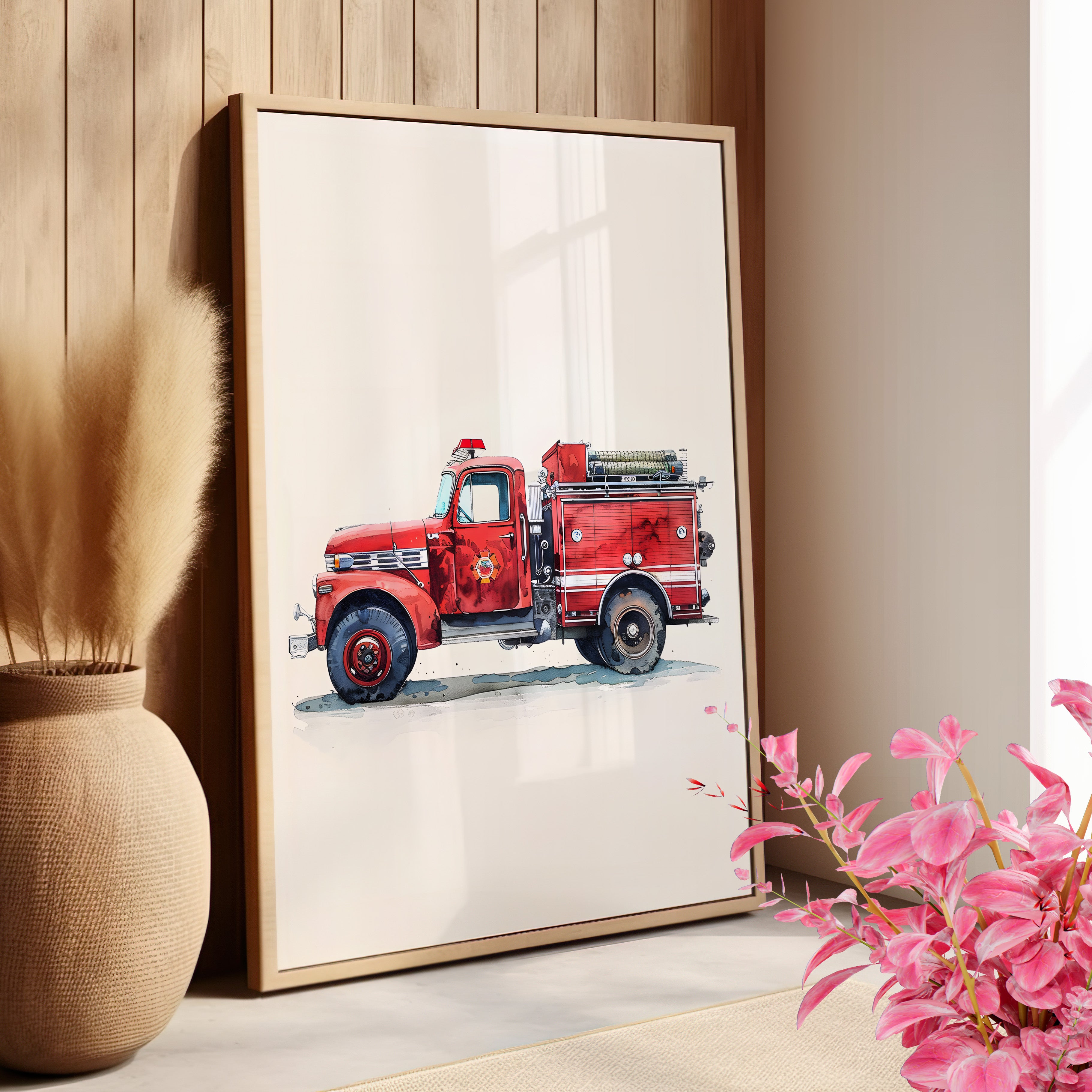 Vintage Firetruck Nursery