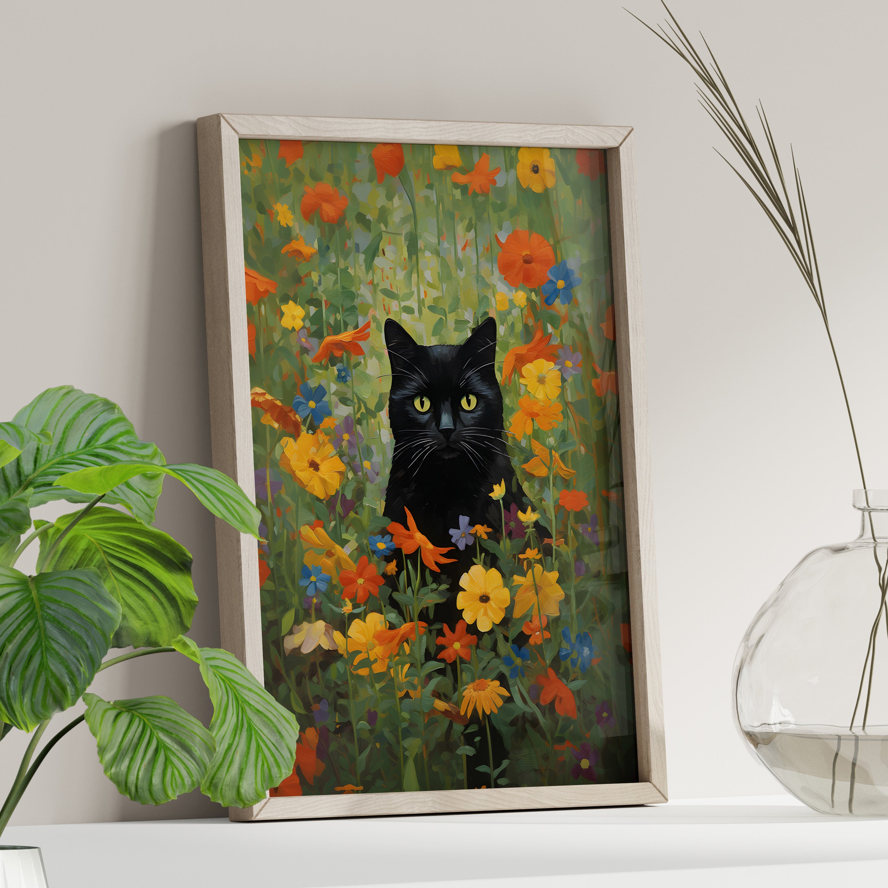Midnight Whiskers in Bloom