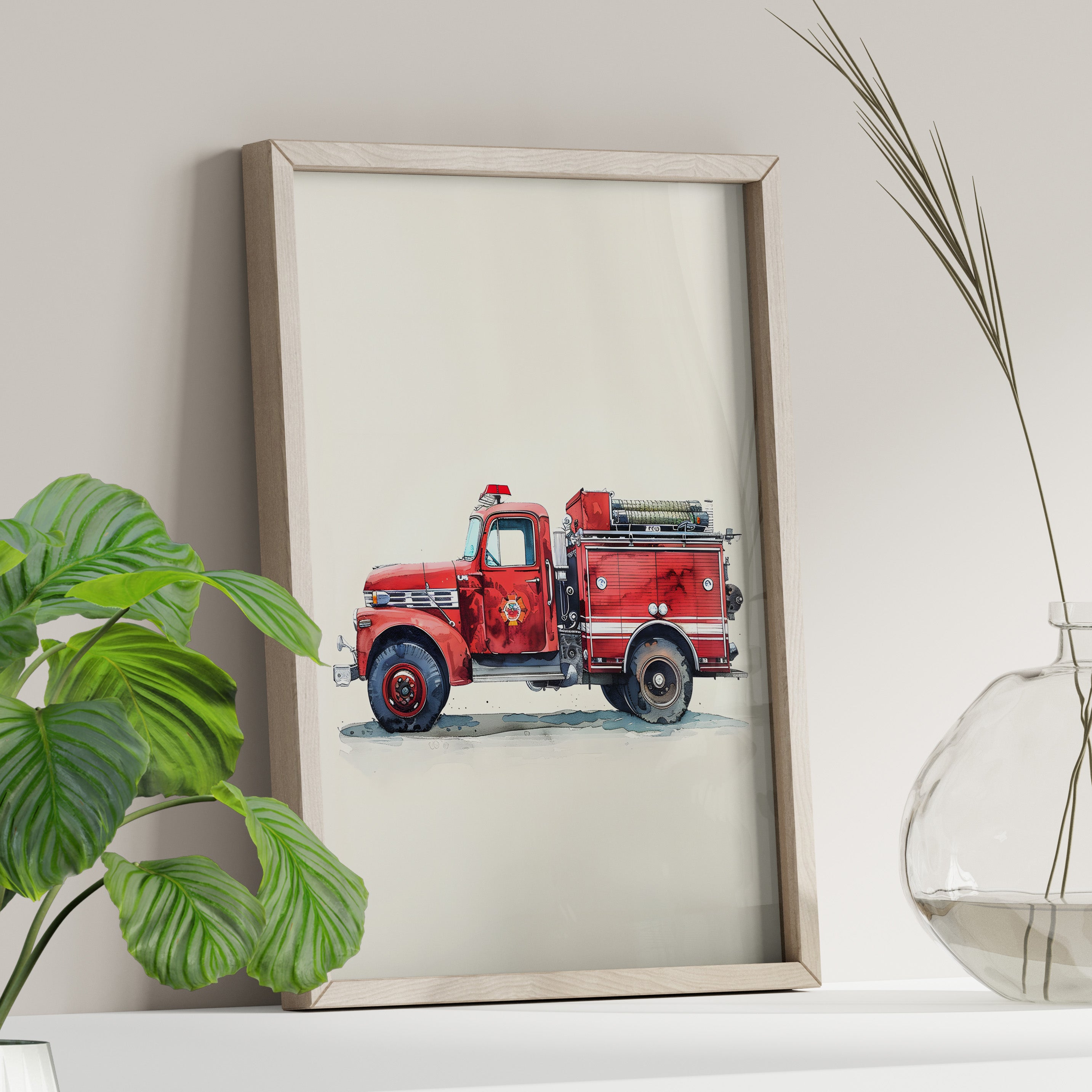 Vintage Firetruck Nursery