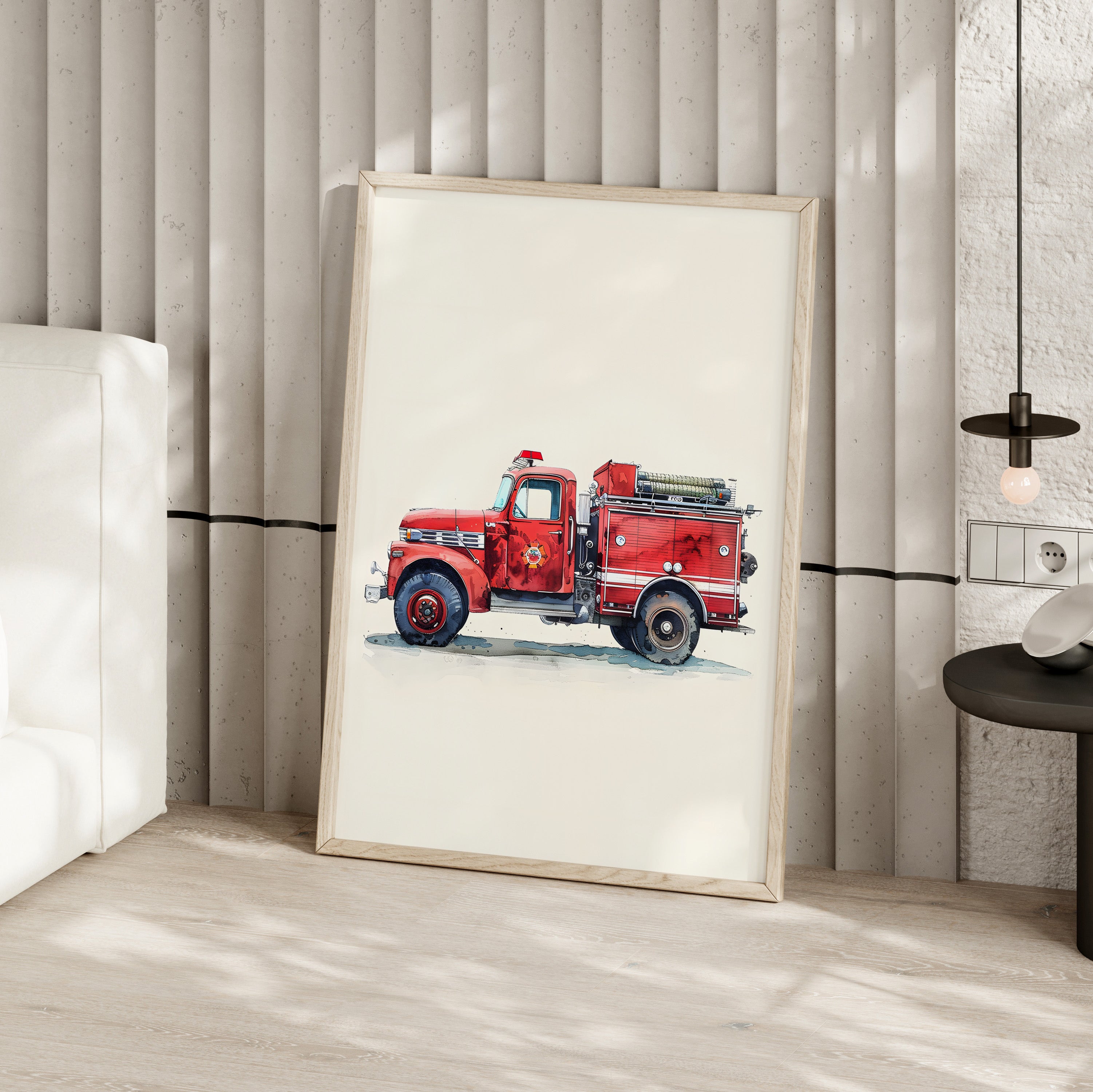 Vintage Firetruck Nursery