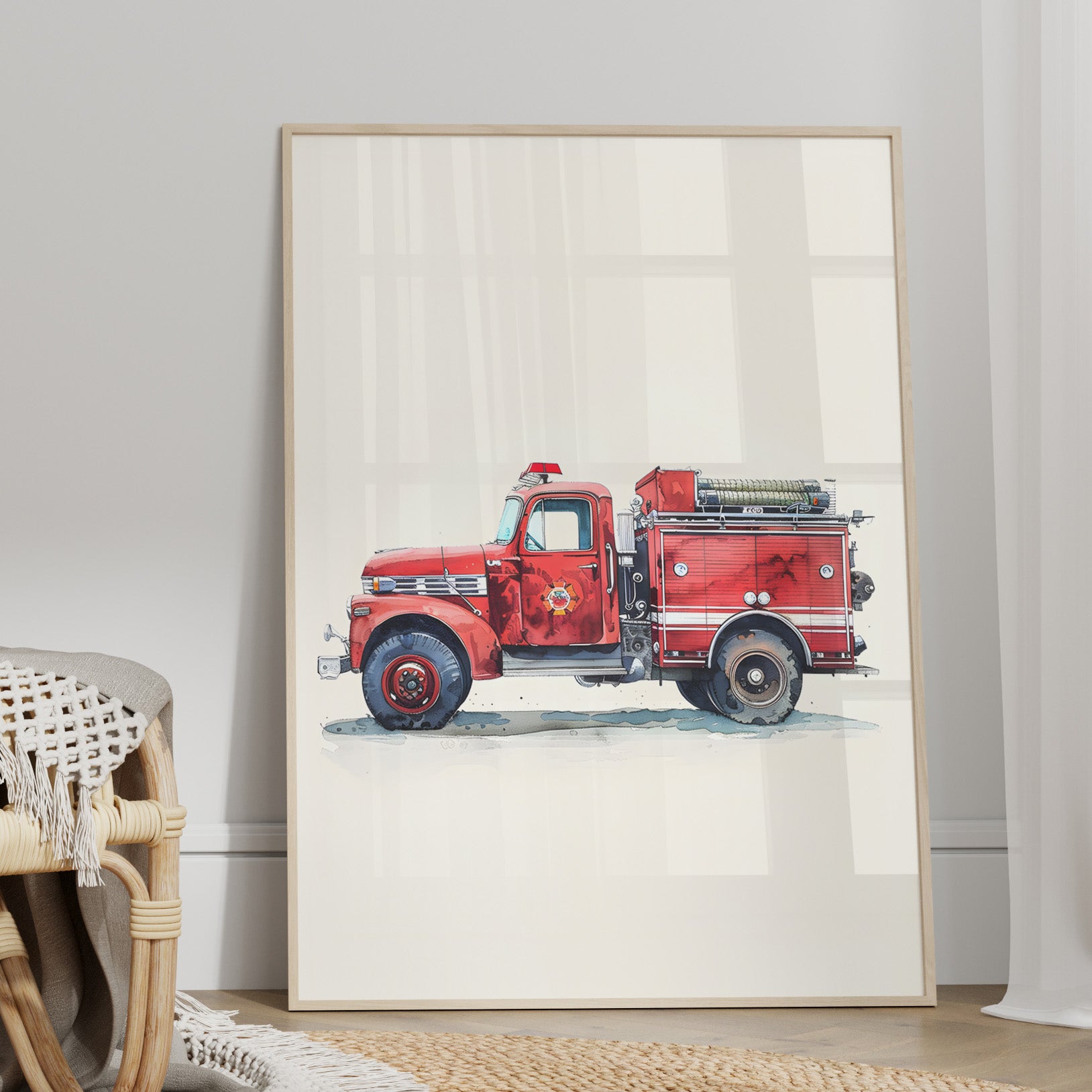 Vintage Firetruck Nursery
