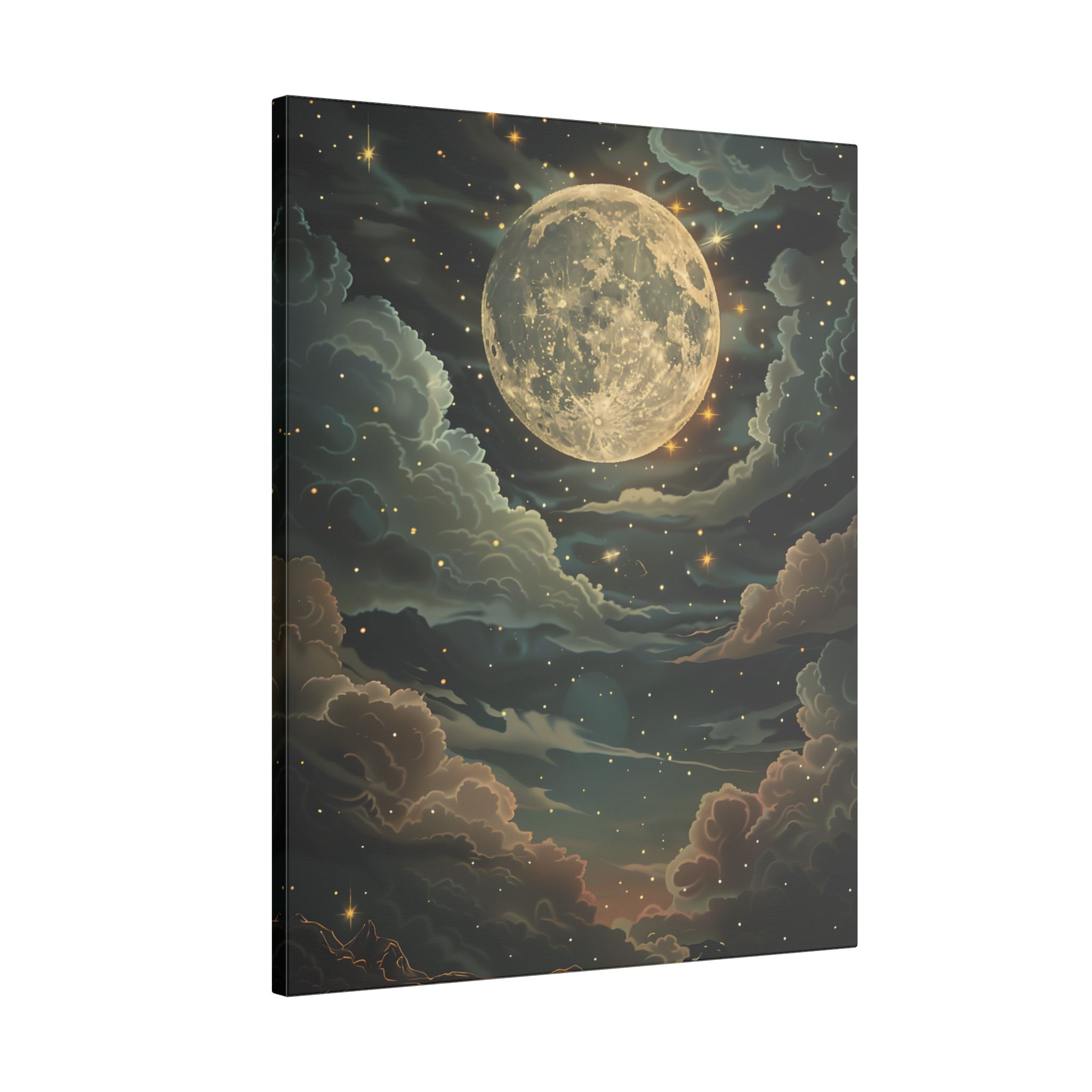 .75" Matte Canvas - Enchanting Lunar Glow