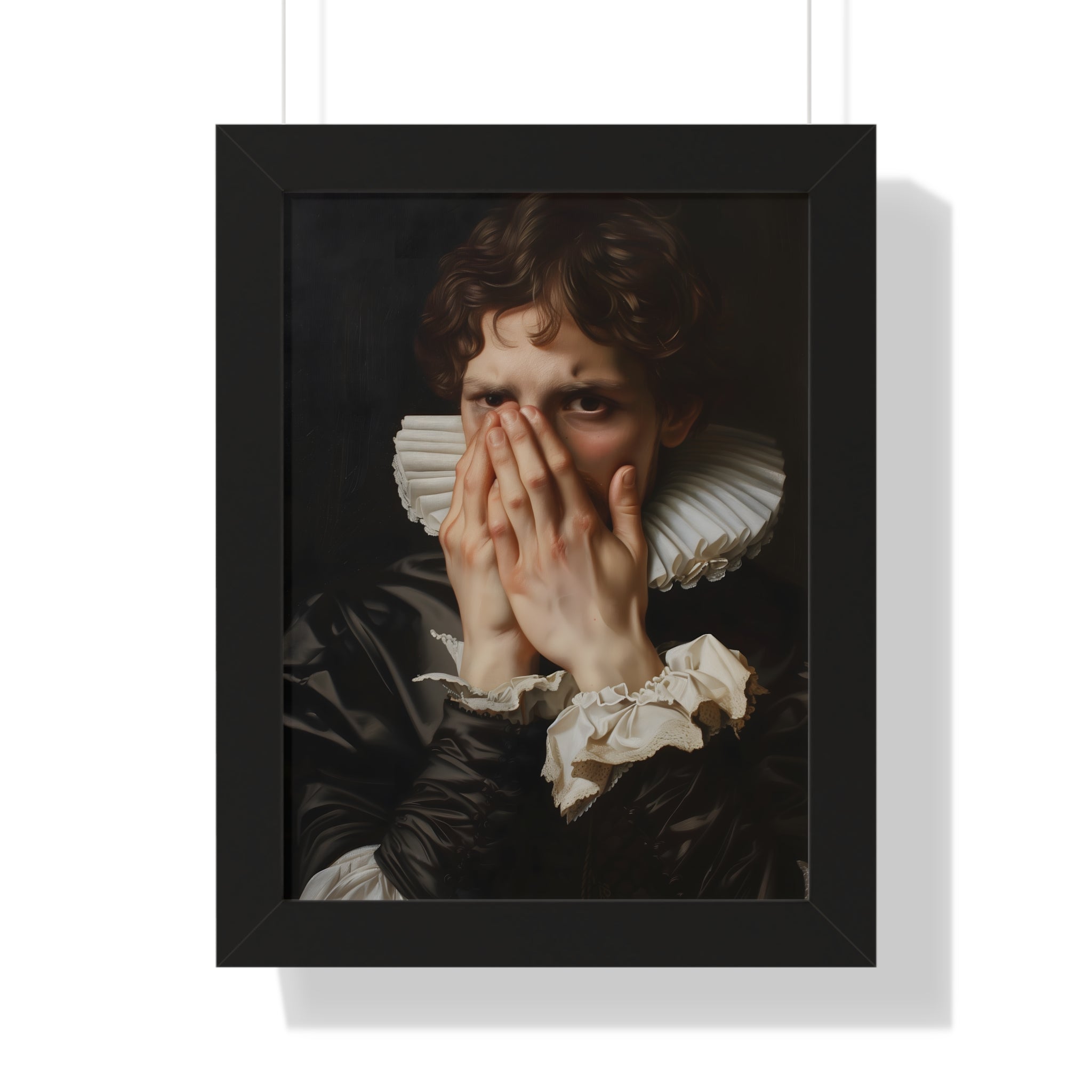 Framed Paper Print - The Foul Flush Reaction