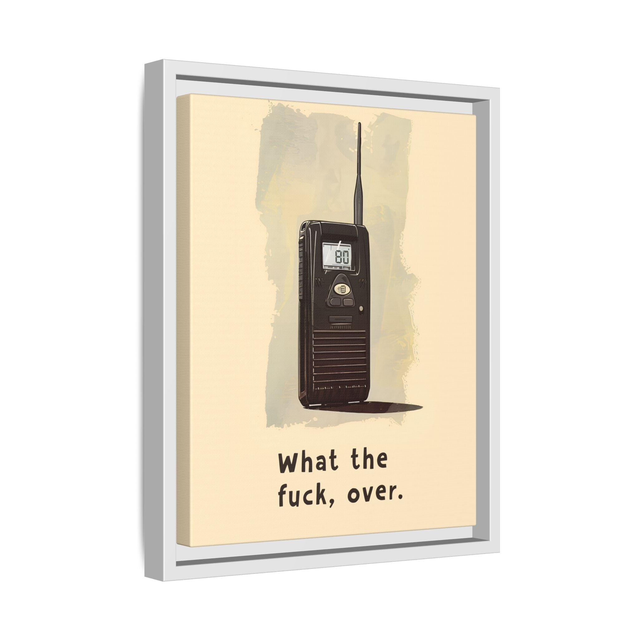 Framed Canvas - Walkie Talkie WTF Moment