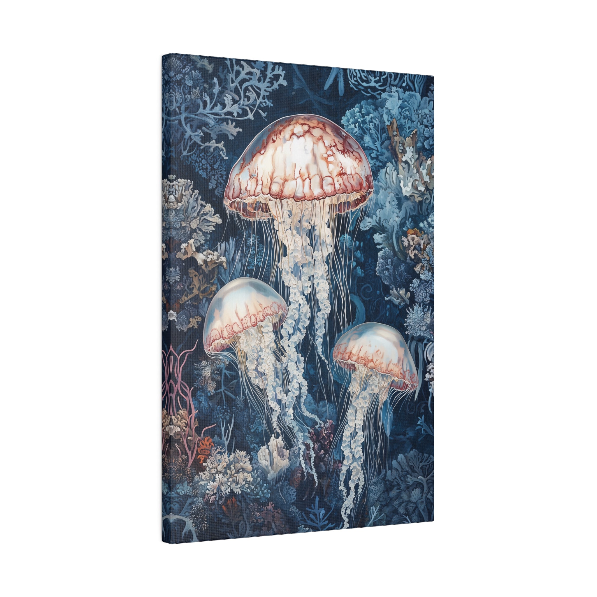 .75" Matte Canvas - Ethereal Ocean Jellyfish