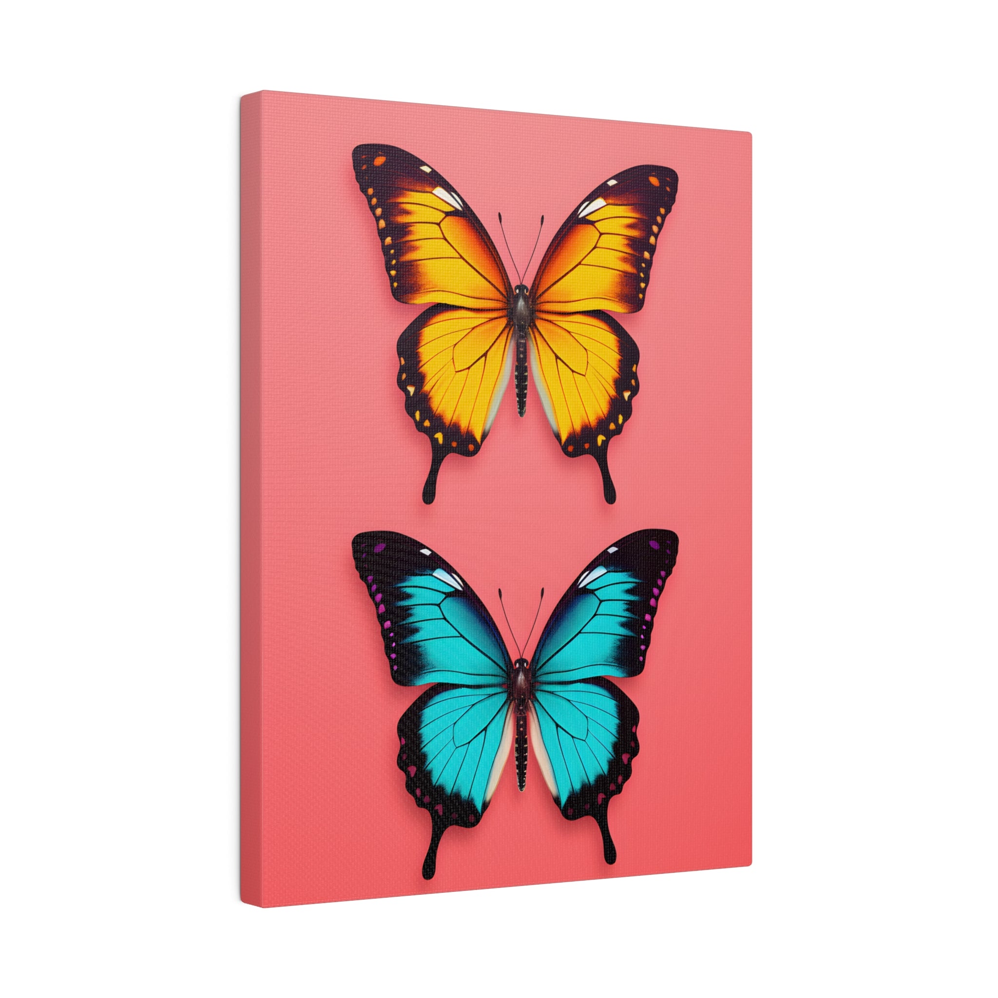 .75" Matte Canvas - Dueling Butterflies Wonder