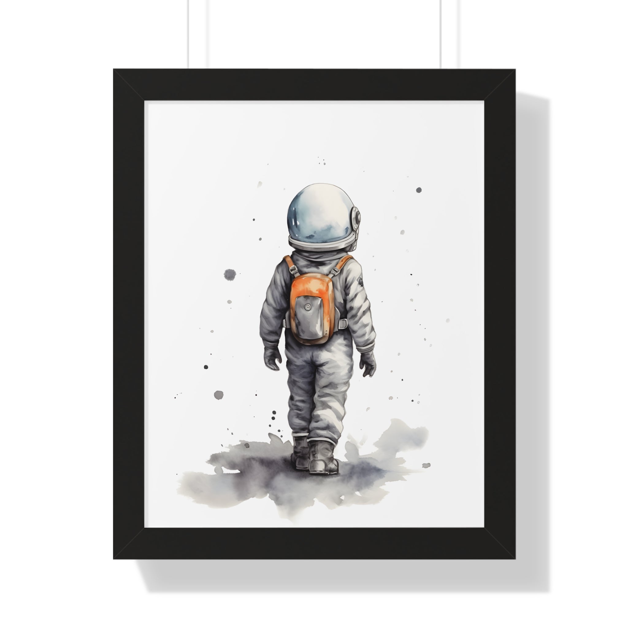 Framed Paper Print - Backpack to the Stars