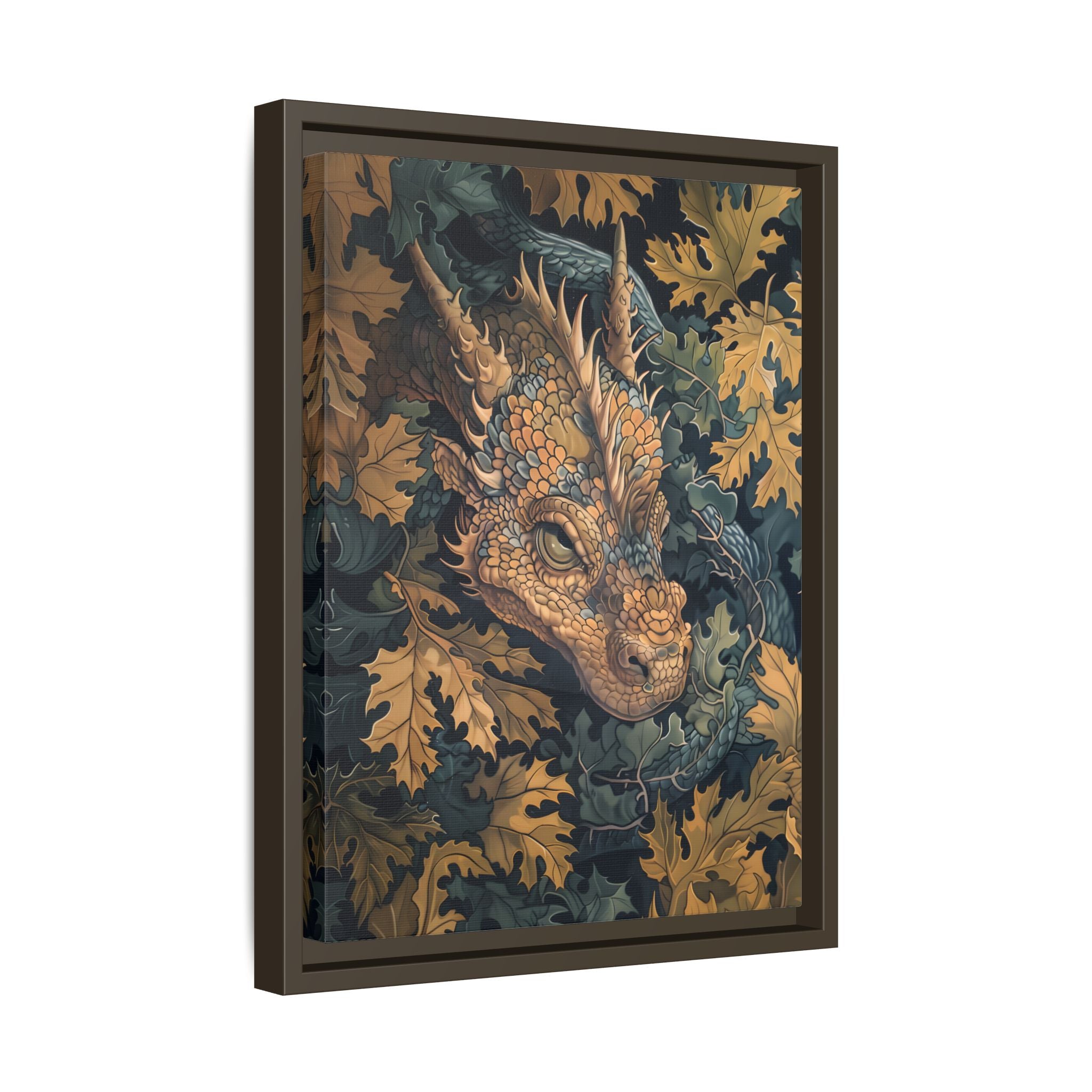 Framed Canvas - Enchanted Forest Dragon