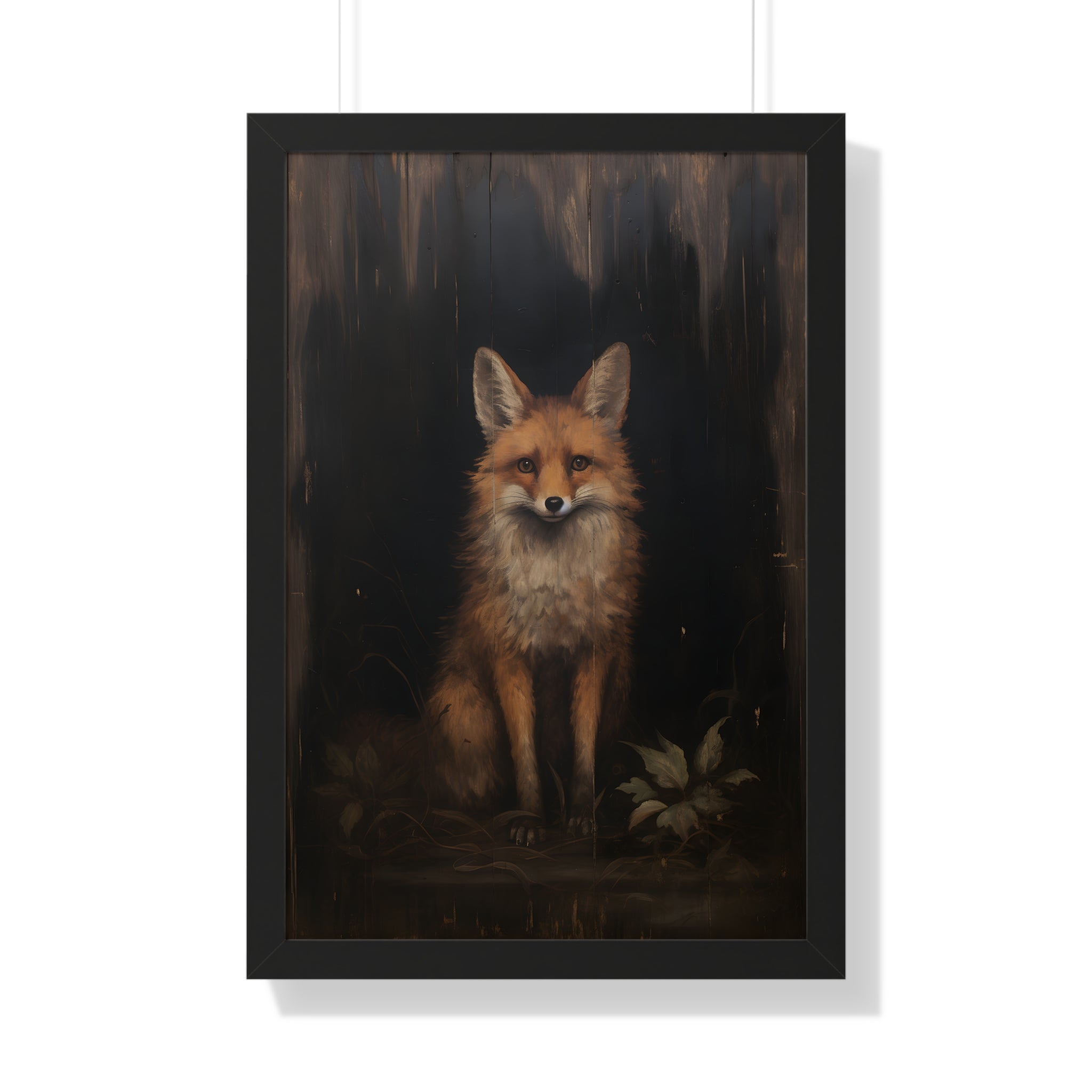 Framed Paper Print - Mystical Fox Gaze