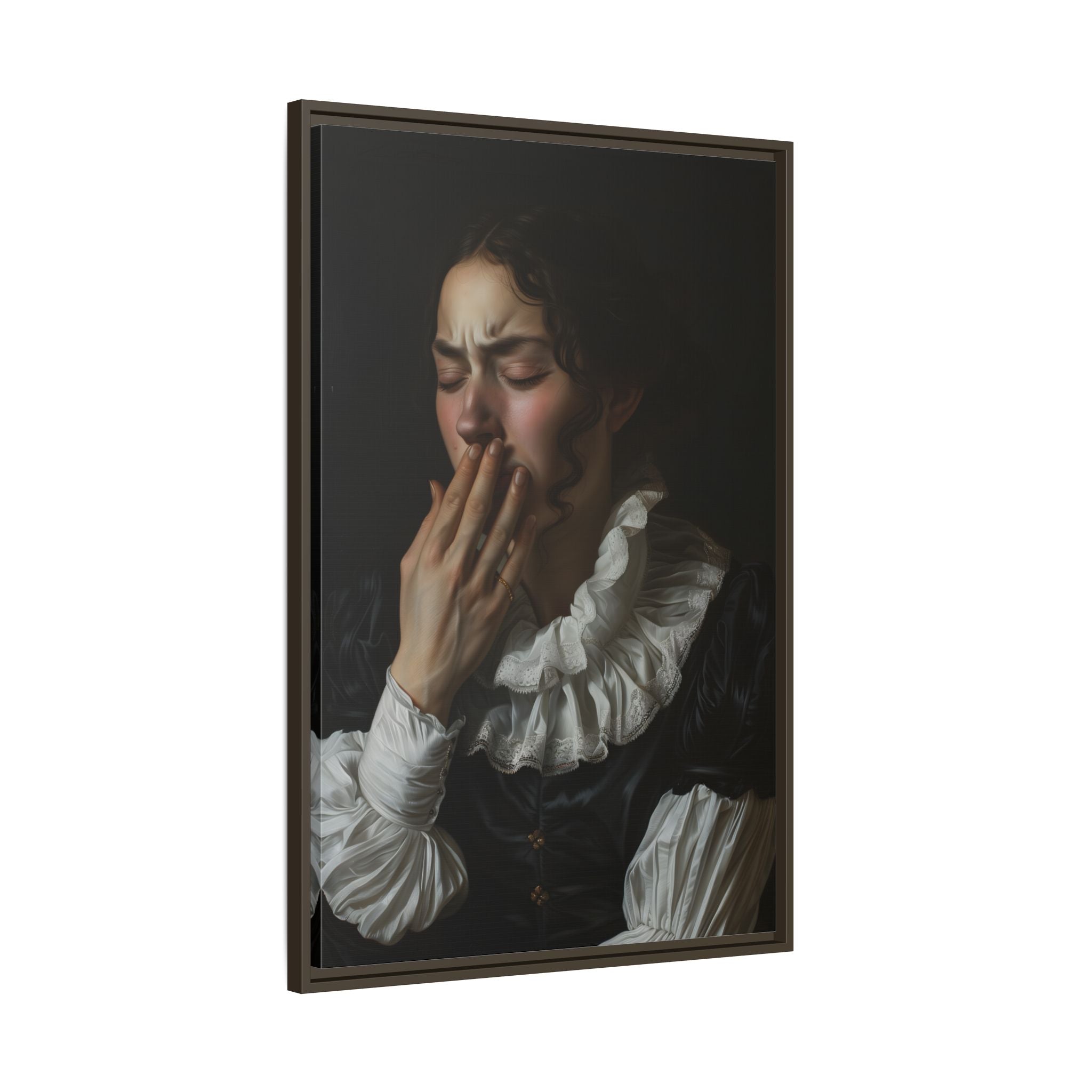 Framed Canvas - Oh No, It Hit Me