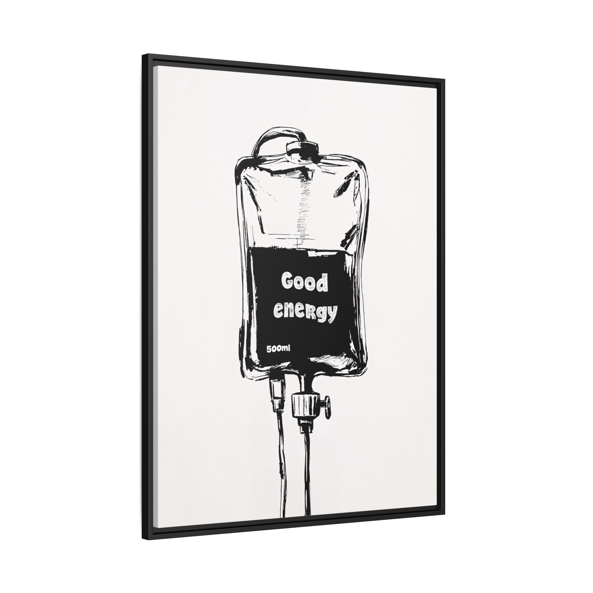 Framed Canvas - Good Energy IV Bag