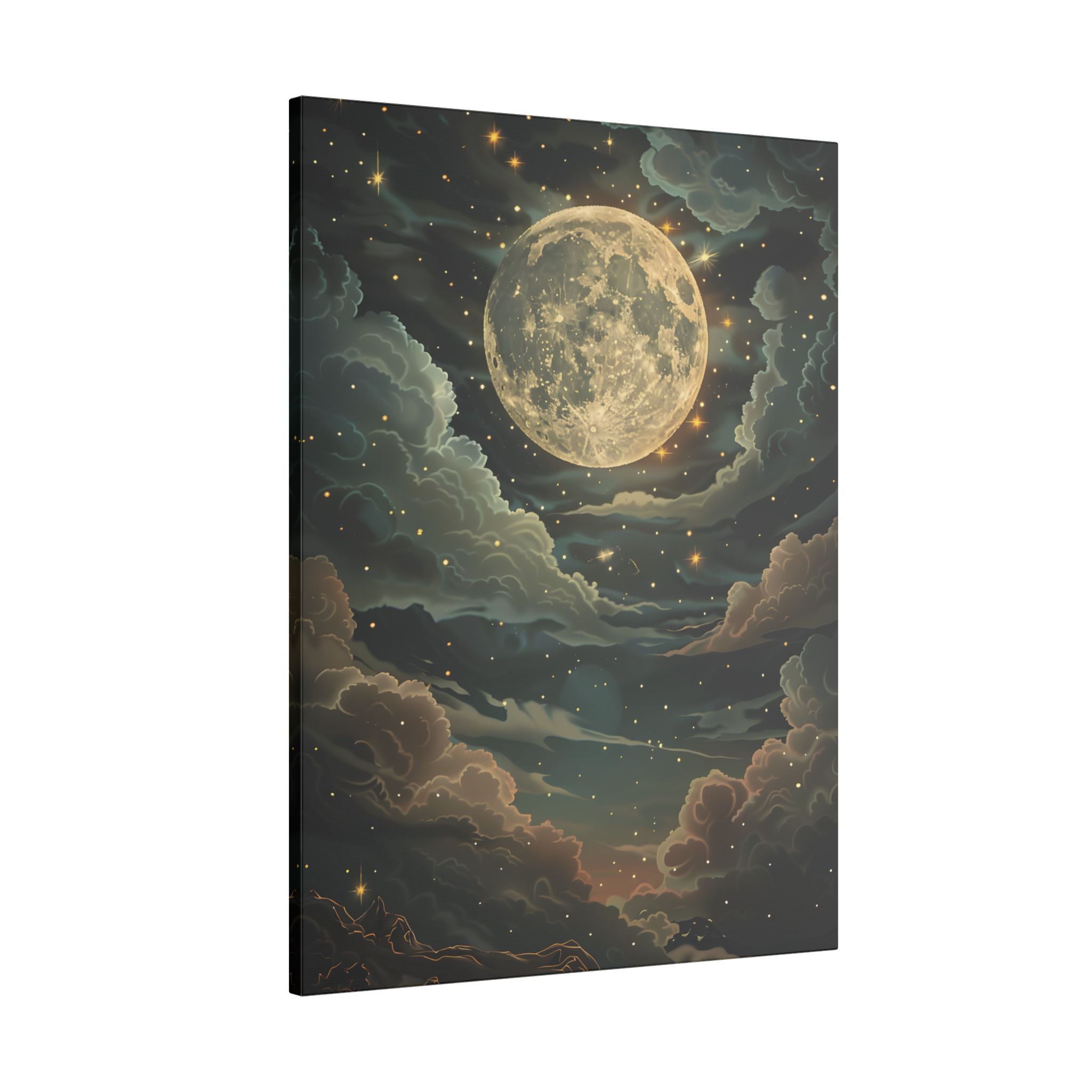 .75" Matte Canvas - Enchanting Lunar Glow
