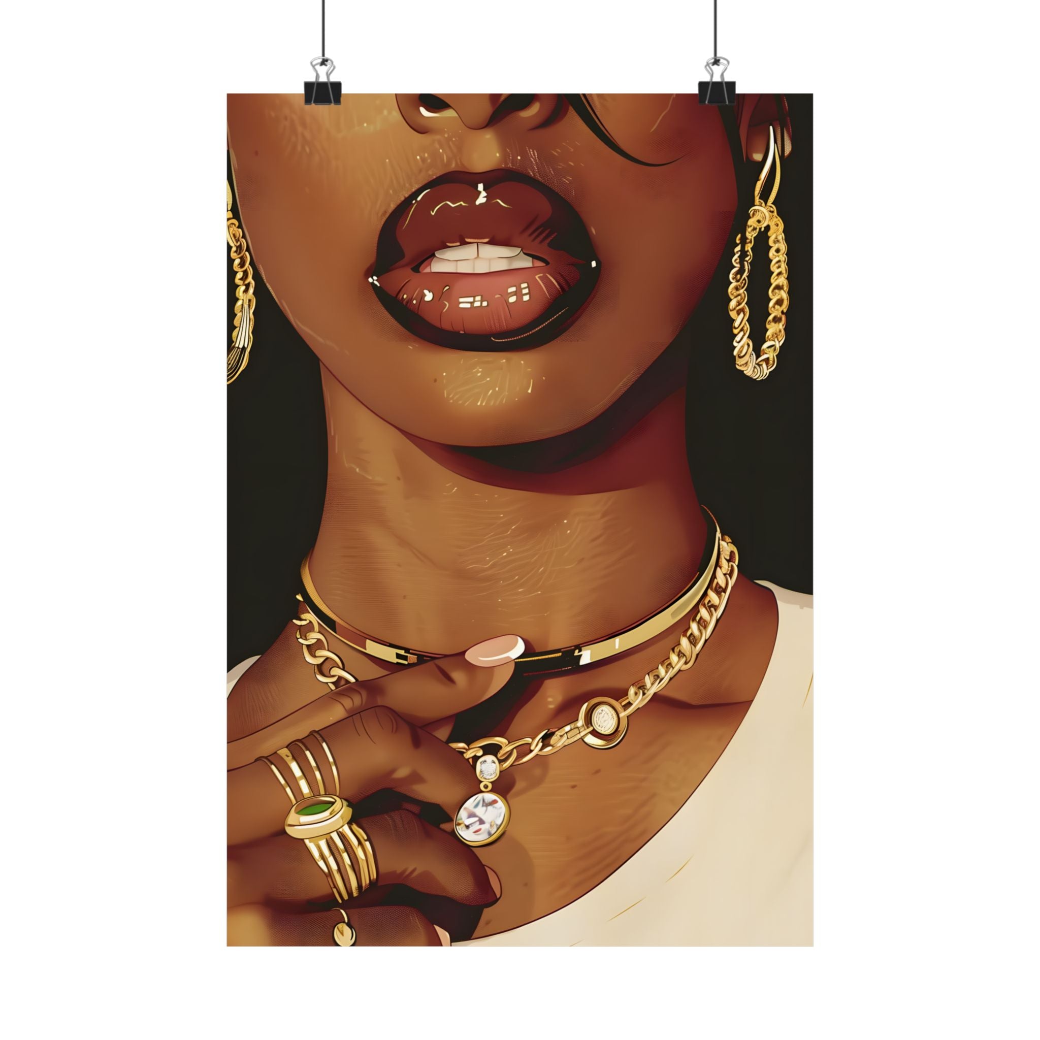 Golden Luxe Confidence Portrait